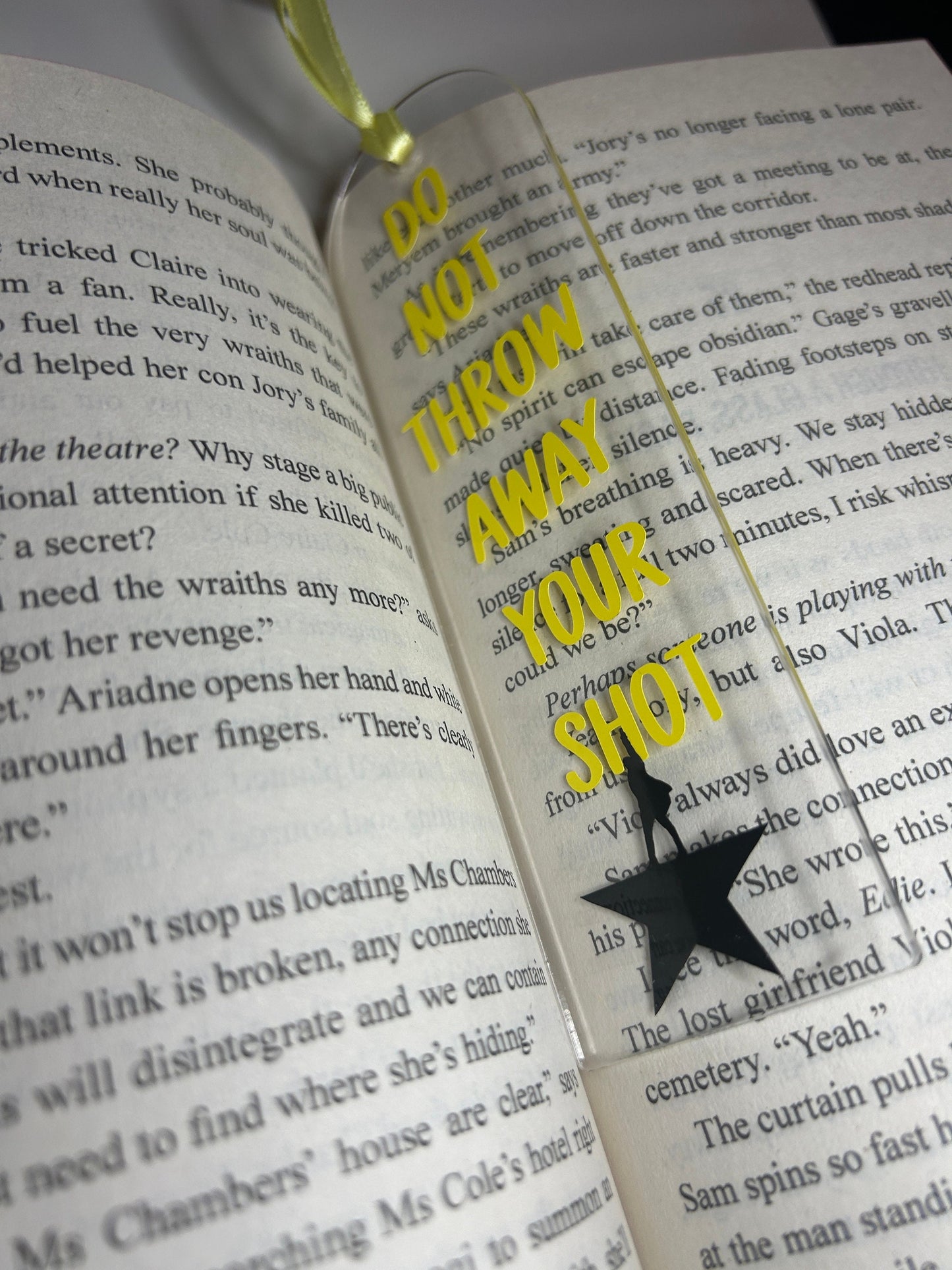 Do not throw away your shot (Hamilton) Bookmark