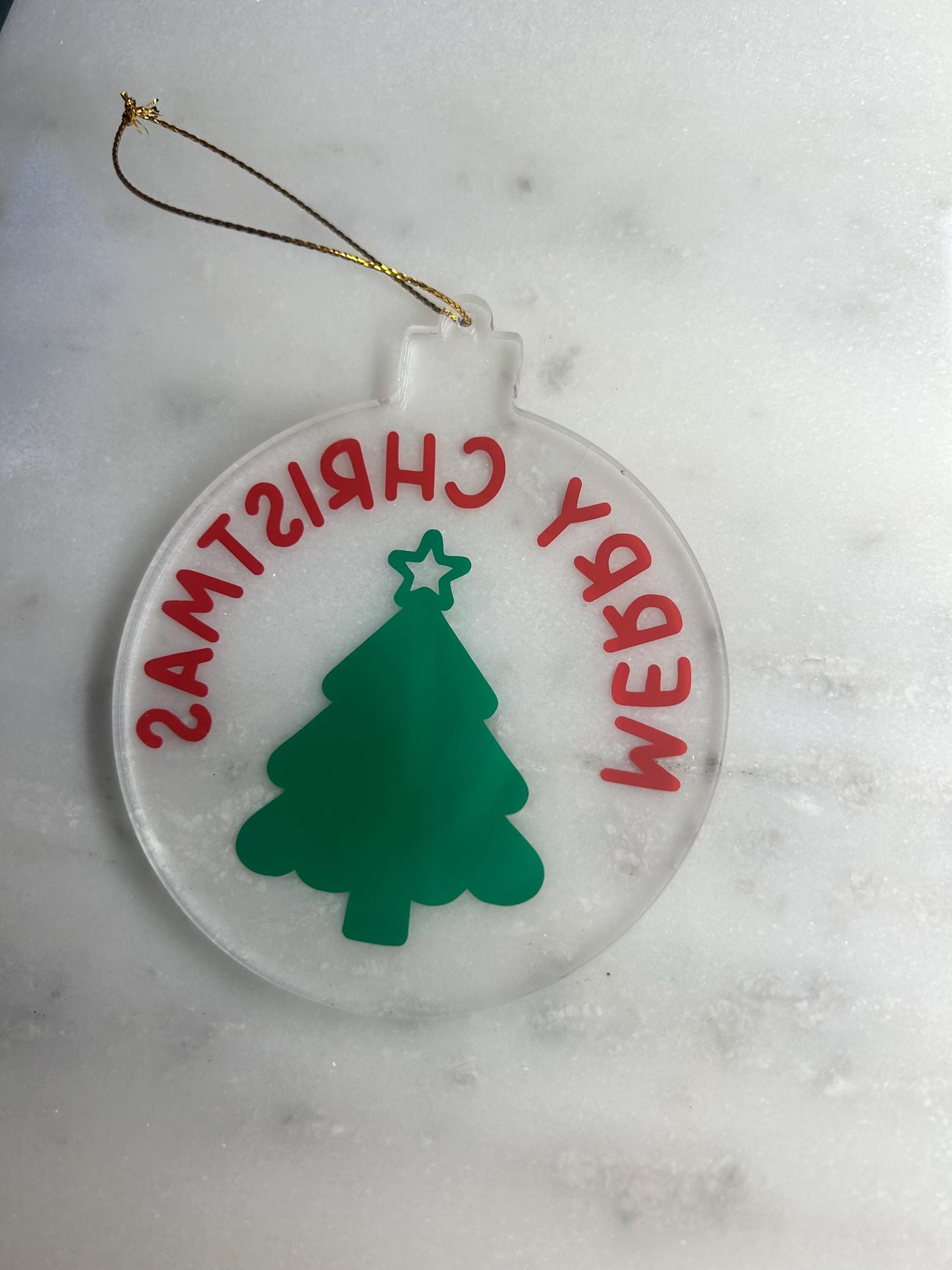 Merry Christmas Bauble