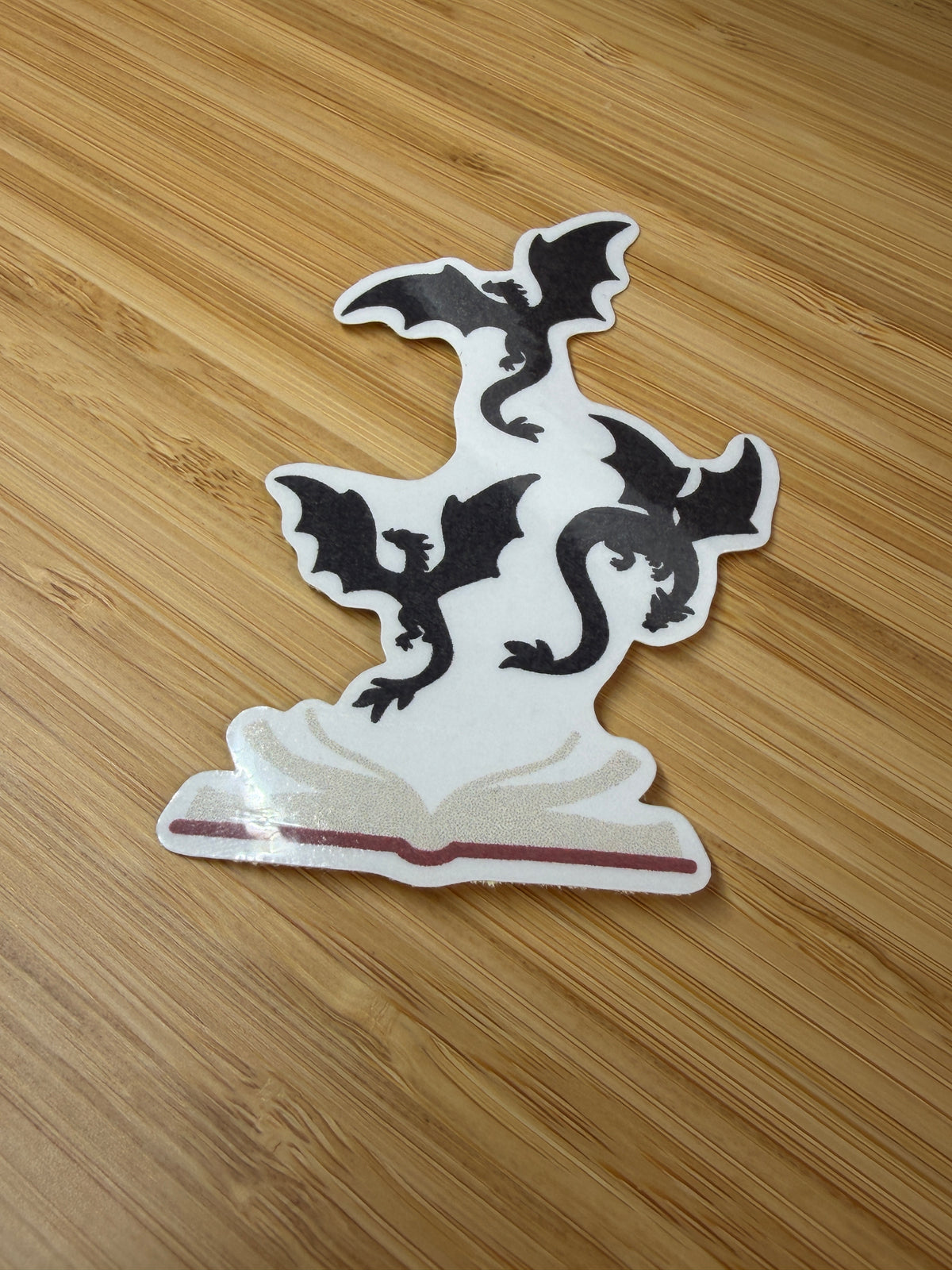 Dragons & Books Sticker