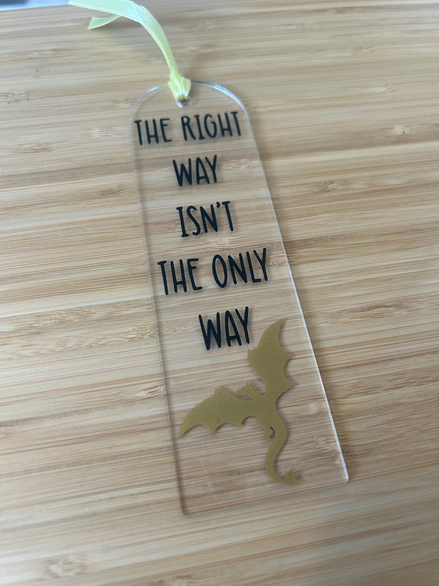 The right way isn't the only way (Fourth Wing) Bookmark