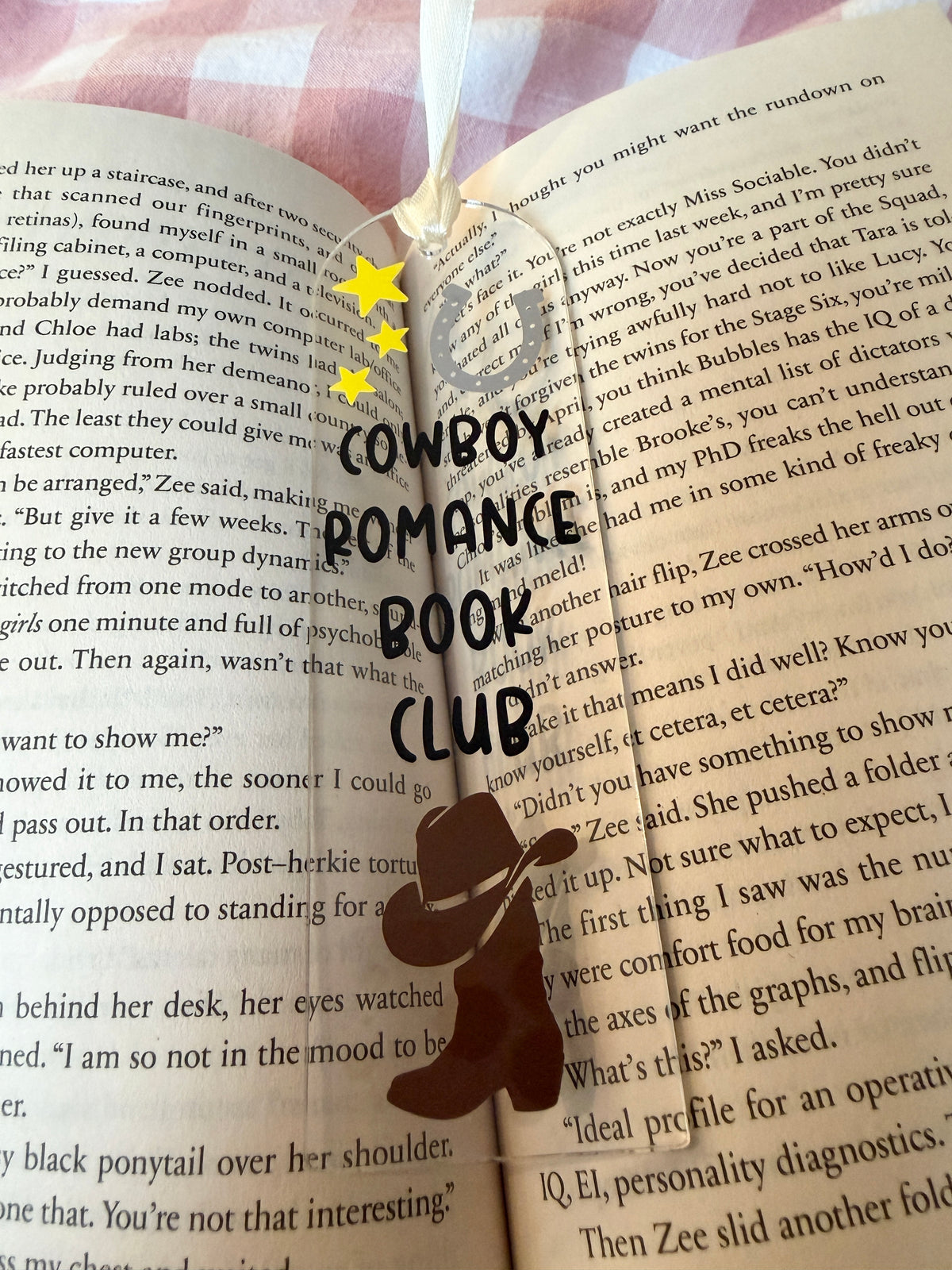 Cowboy Romance Book Club Bookmark