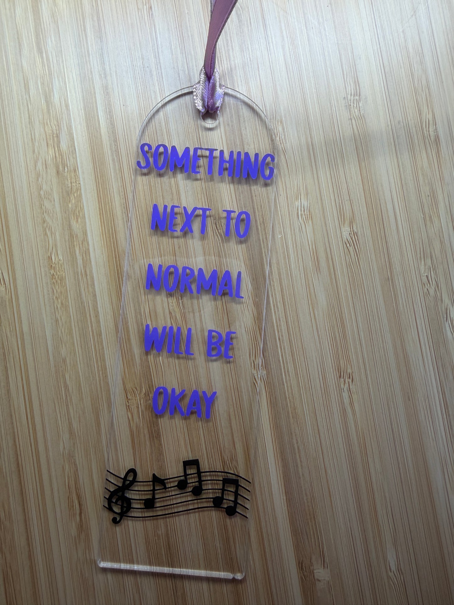 Next to Normal Musical Bookmark