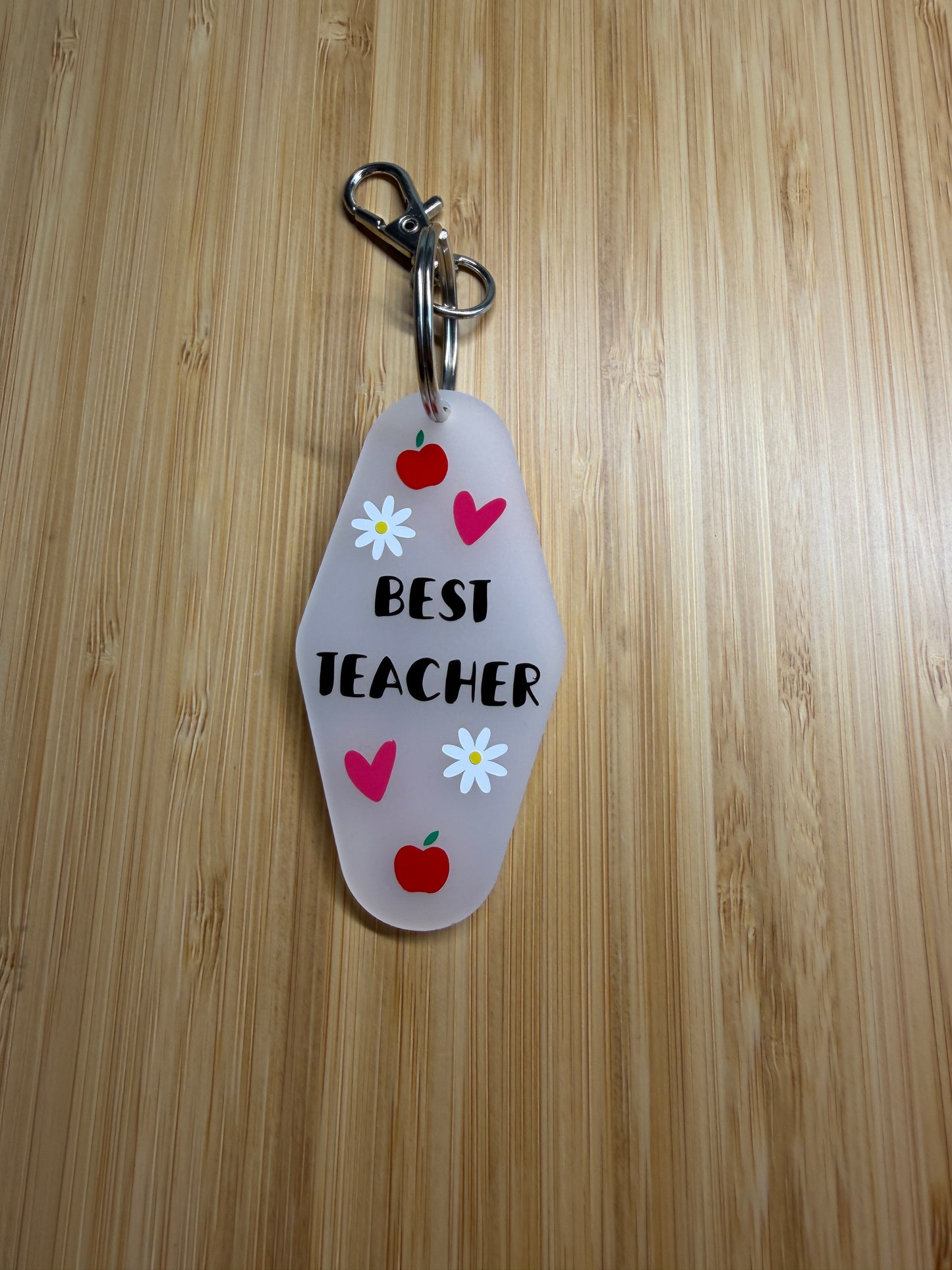 Best Teacher - Motel style keyring