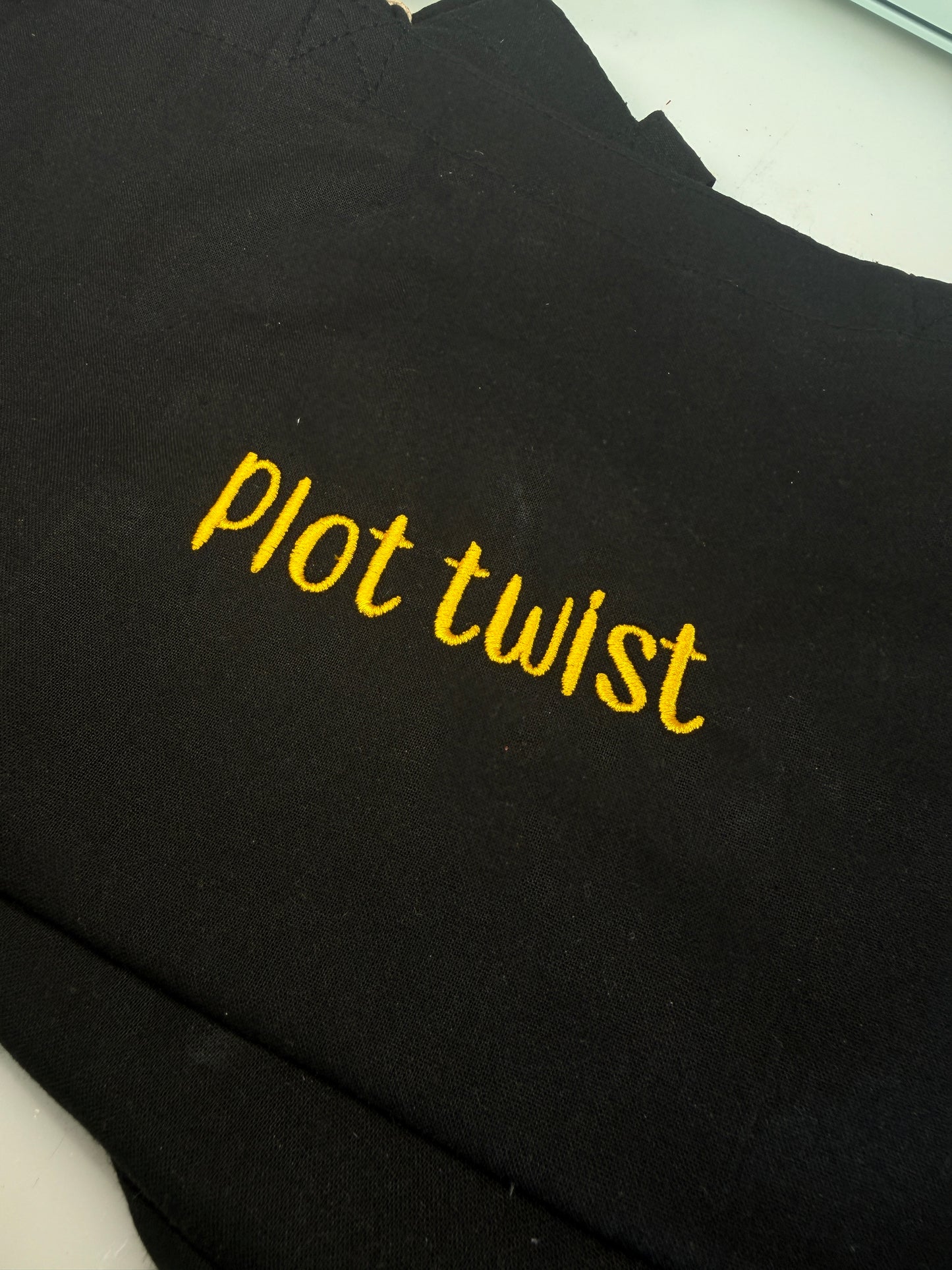 Plot Twist Tote Bag