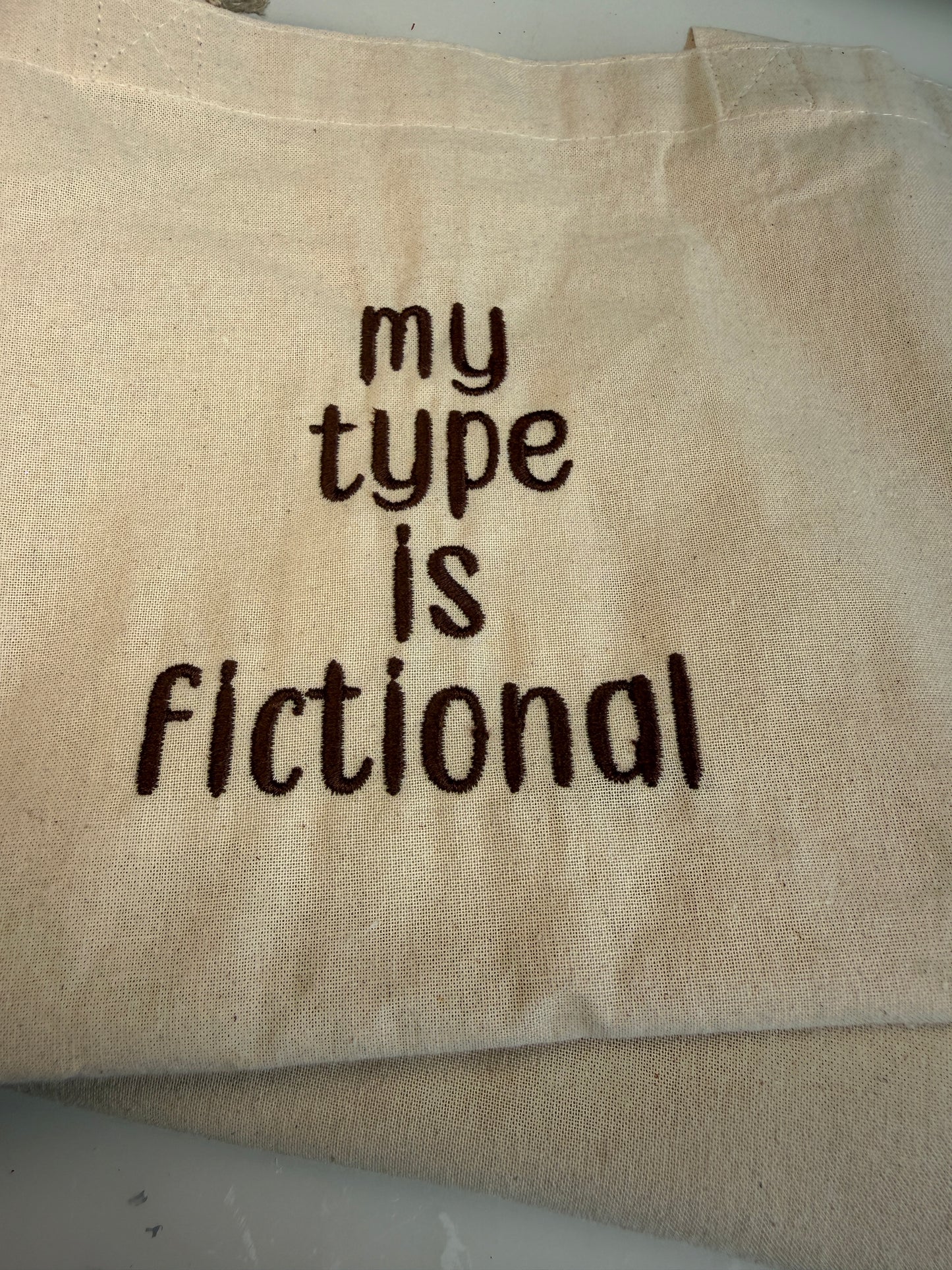 My type is fictional Tote Bag