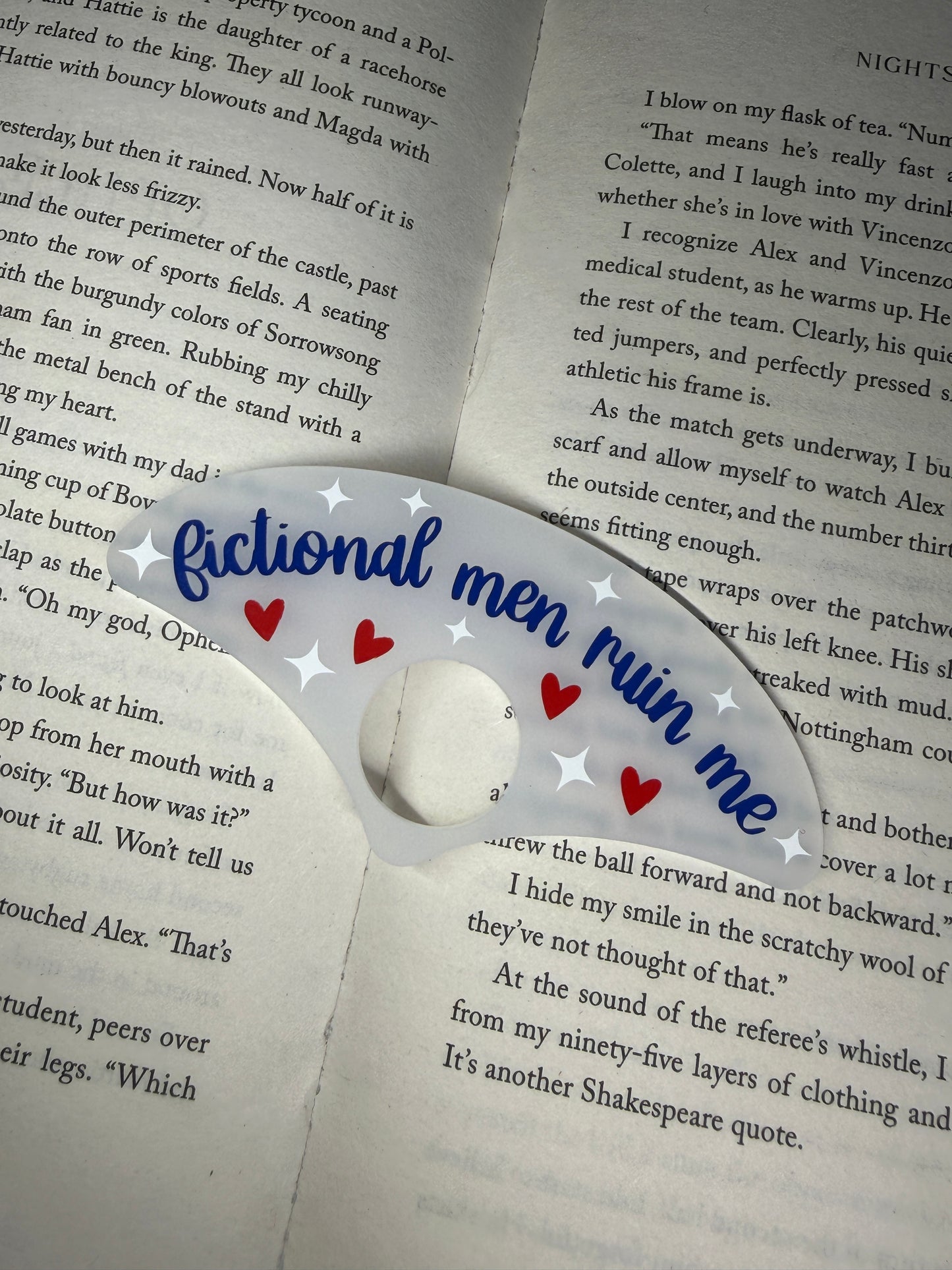 Fictional Men Ruin Me Book Holder