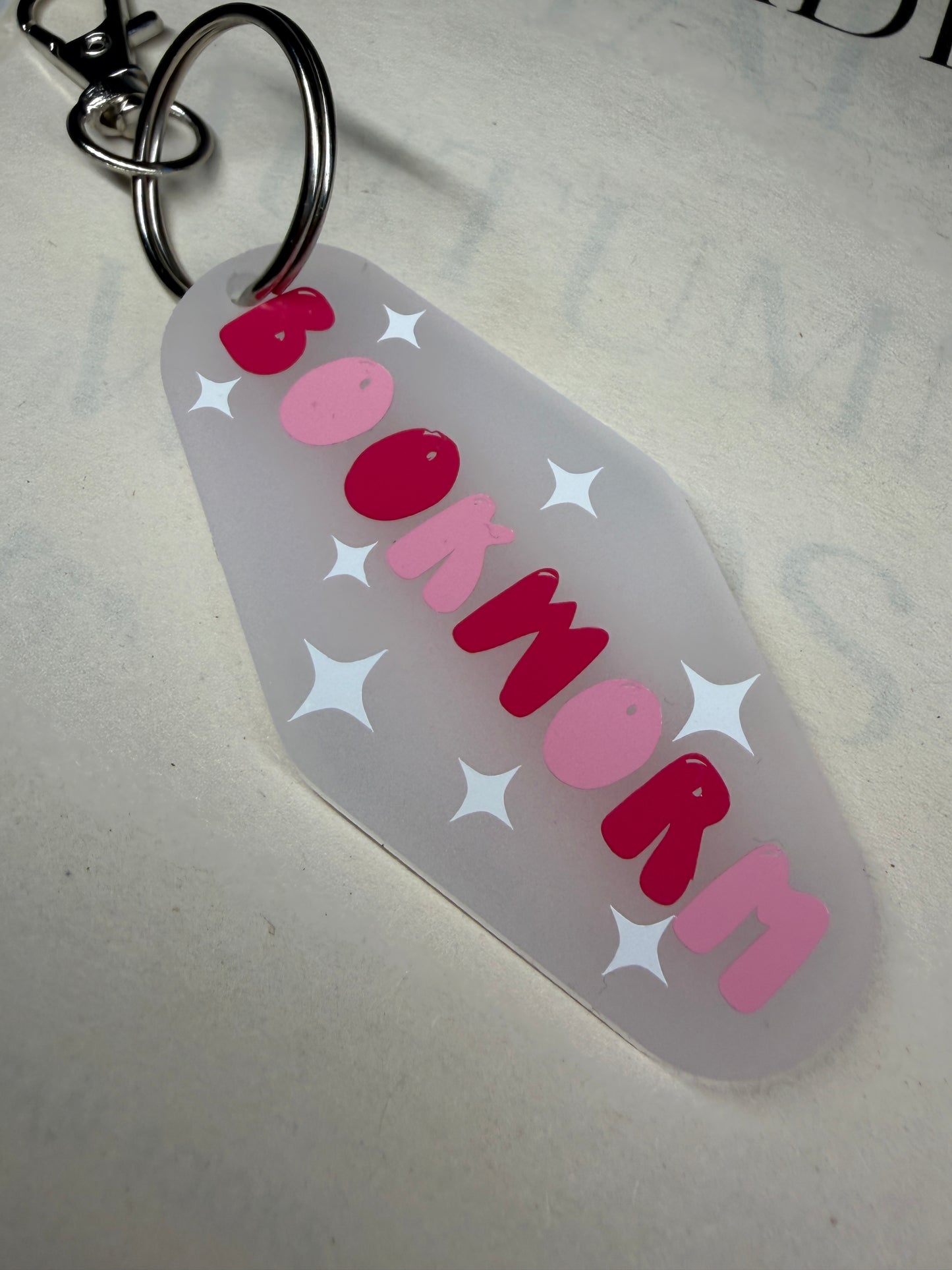 Bookworm Motel Keyring