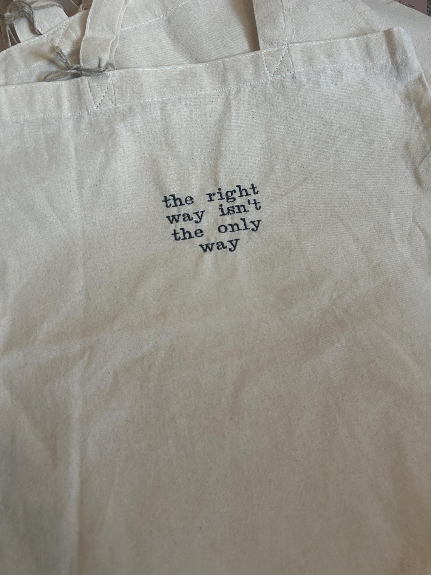 The right way isn't the only way (Fourth Wing) Tote Bag