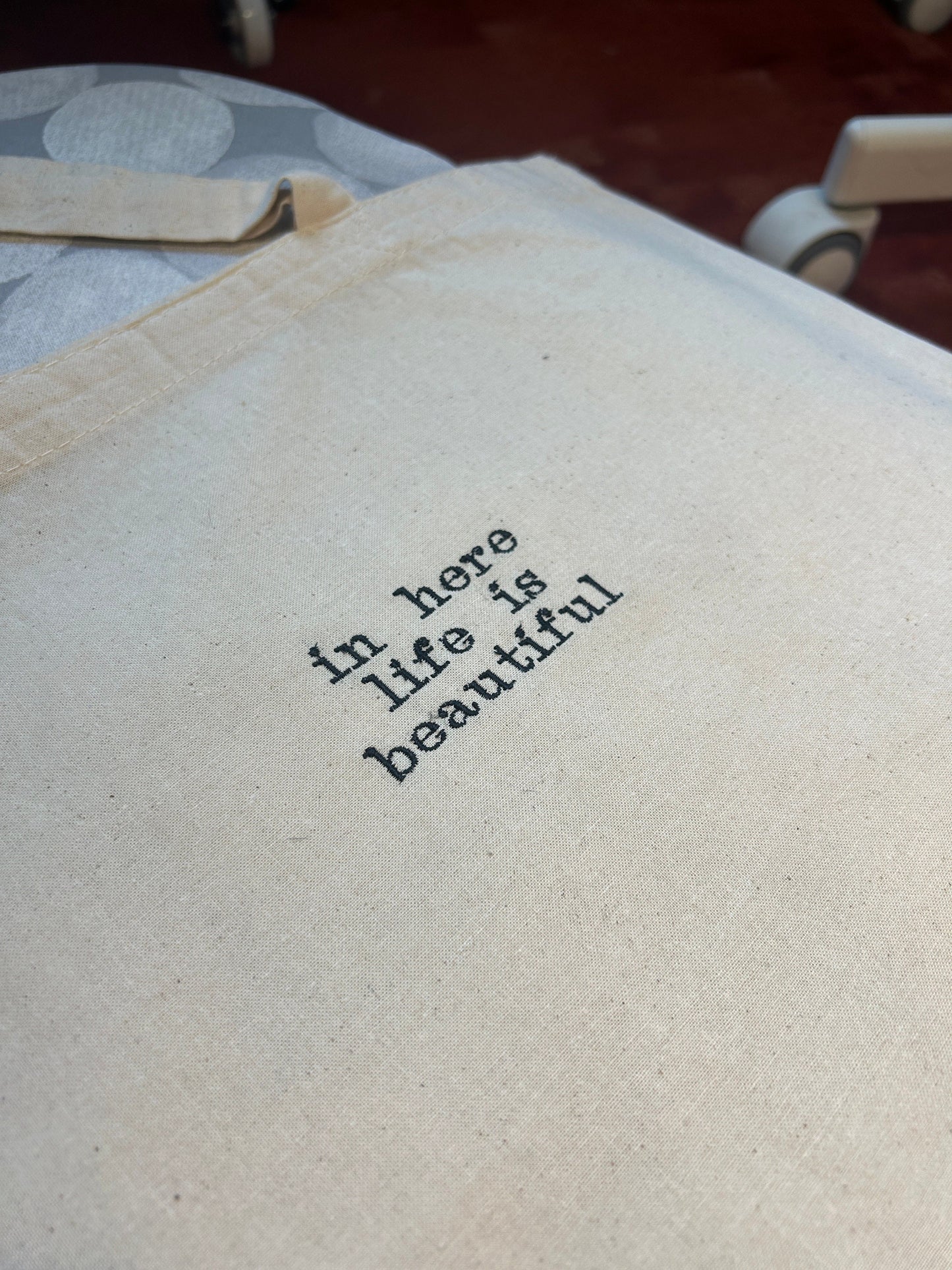 In here life is beautiful (Cabaret) Tote Bag