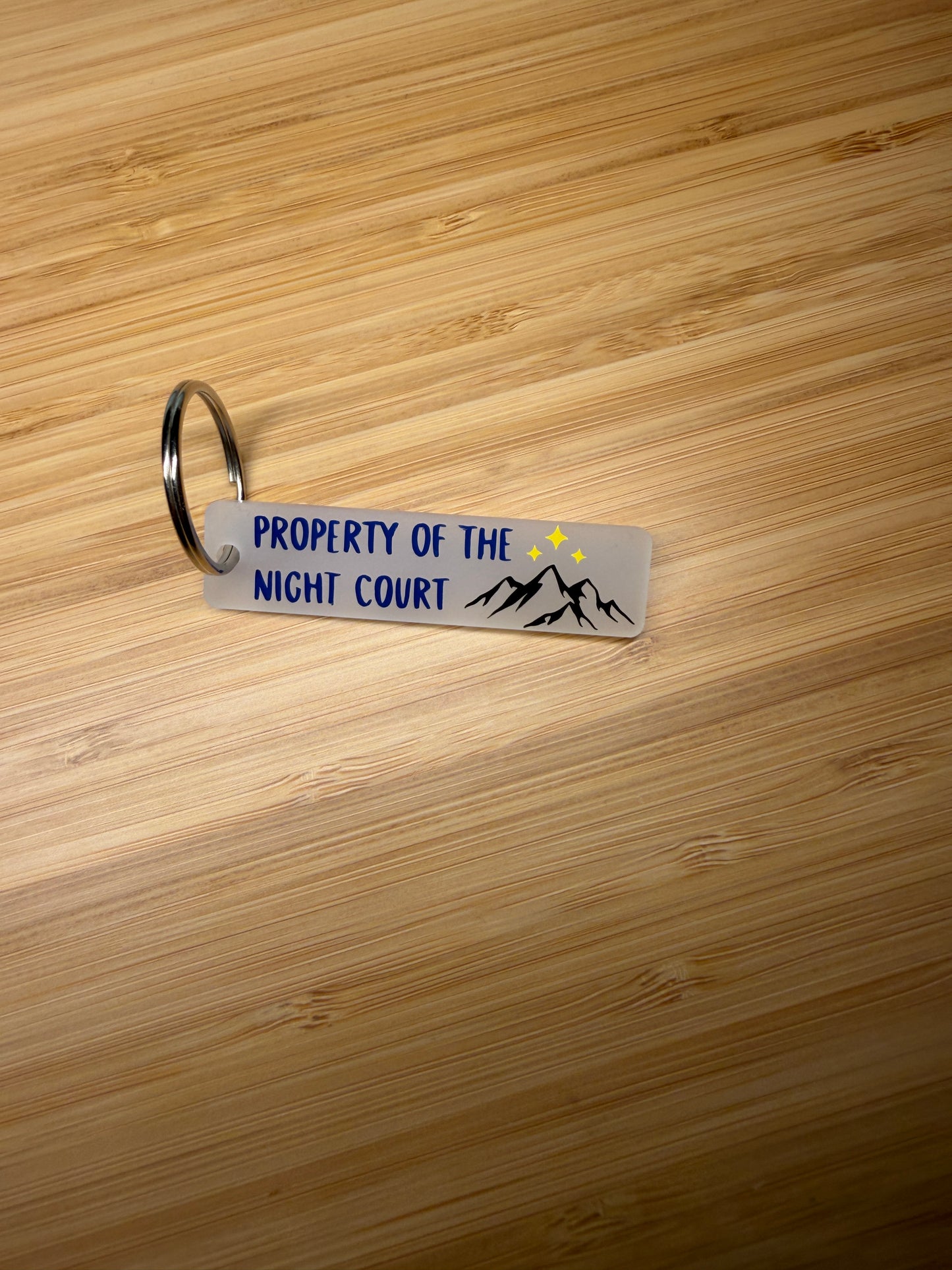 Property of the night court (ACOTAR) Strip Keyring