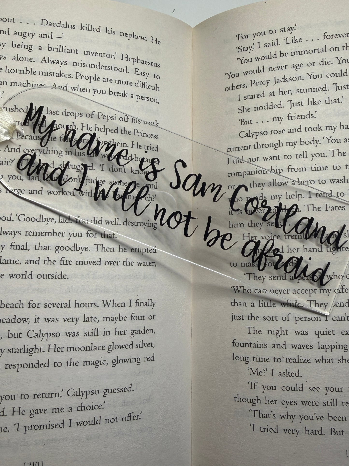 I will not be afraid Throne of glass bookmark (4 styles!)