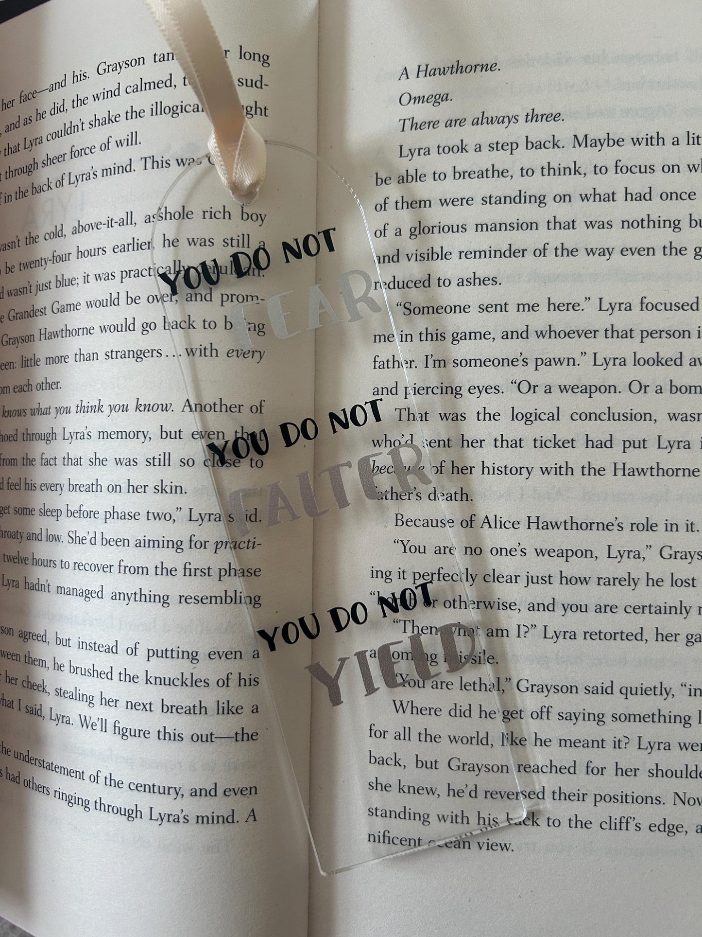 You do not fear, falter, yield (ACOTAR) Bookmark