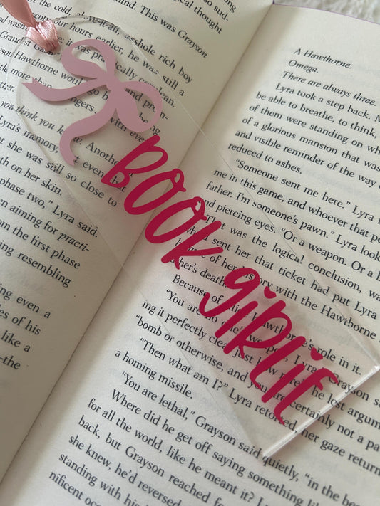 Book Girlie Bookmark