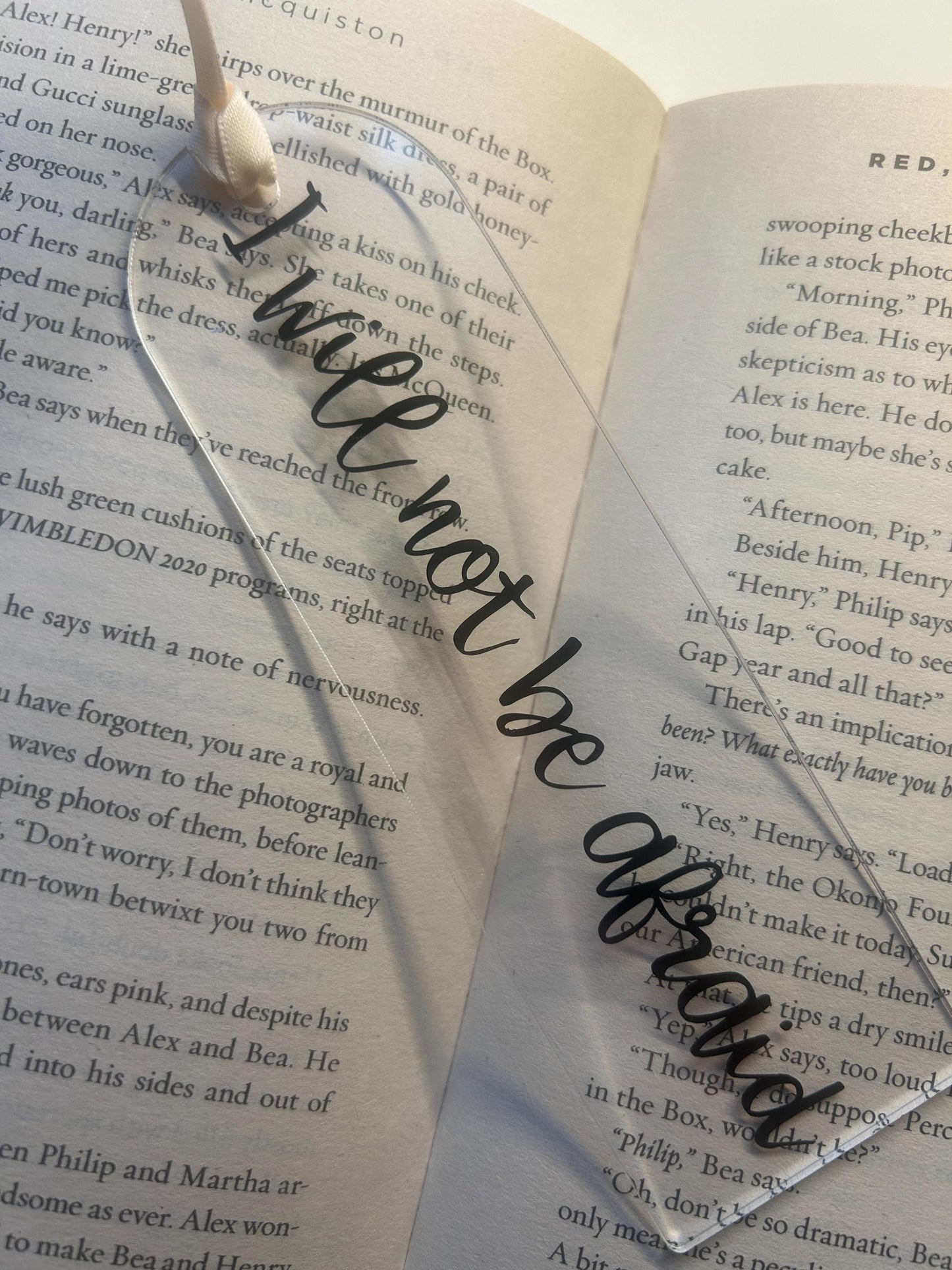 I will not be afraid Throne of glass bookmark (4 styles!)