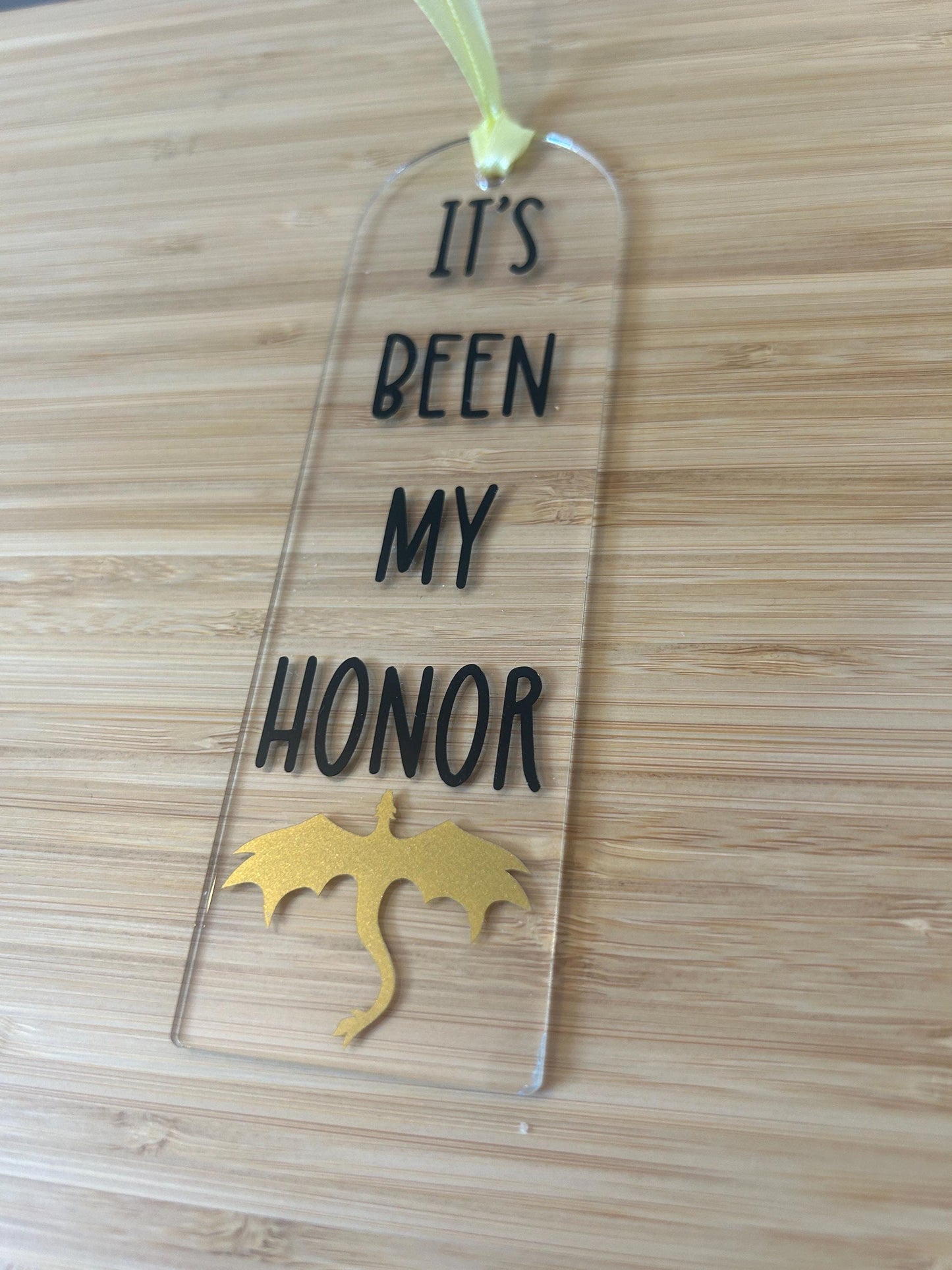 It’s been my honor (Fourth Wing) Bookmark
