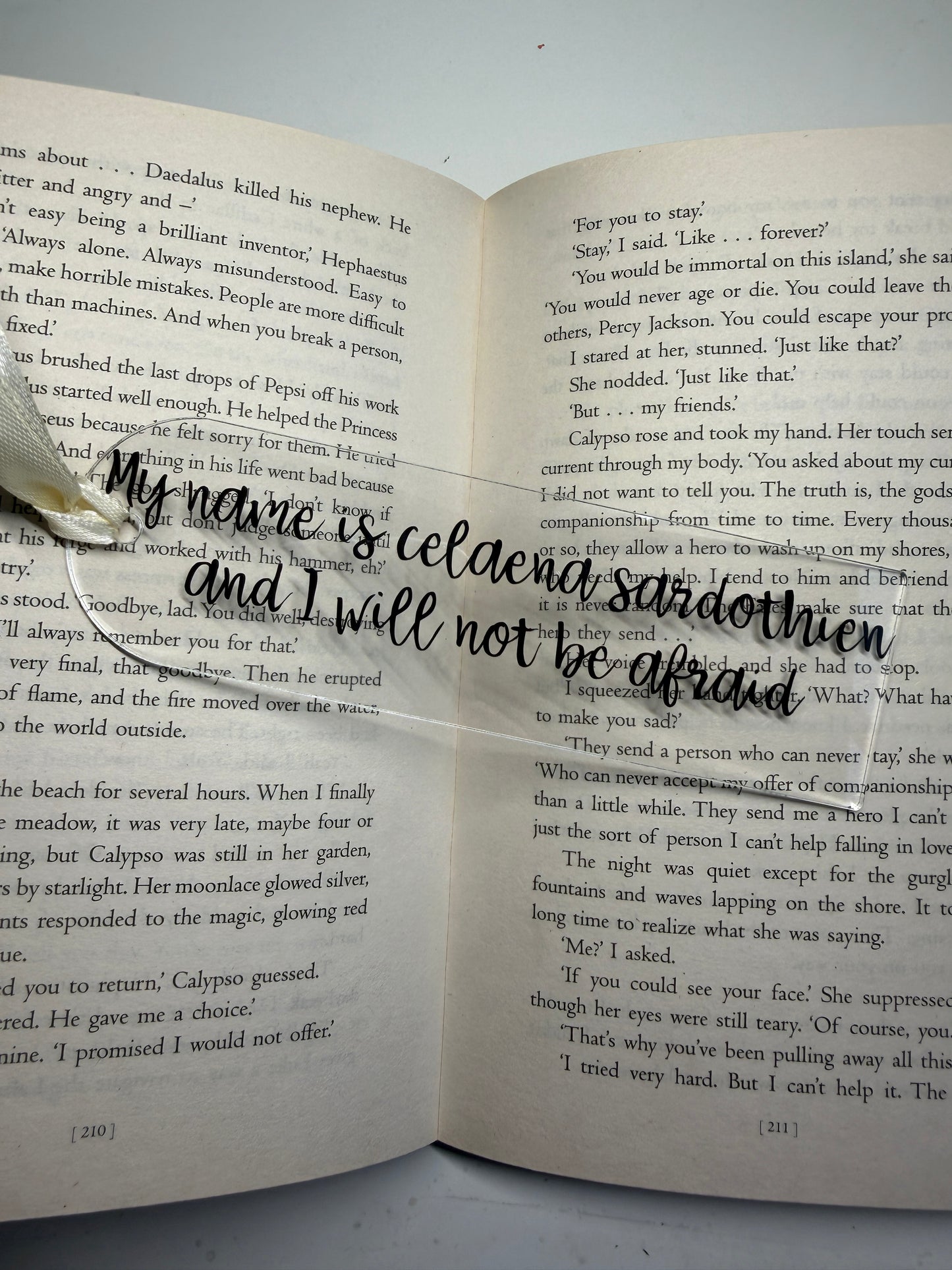 I will not be afraid Throne of glass bookmark (4 styles!)