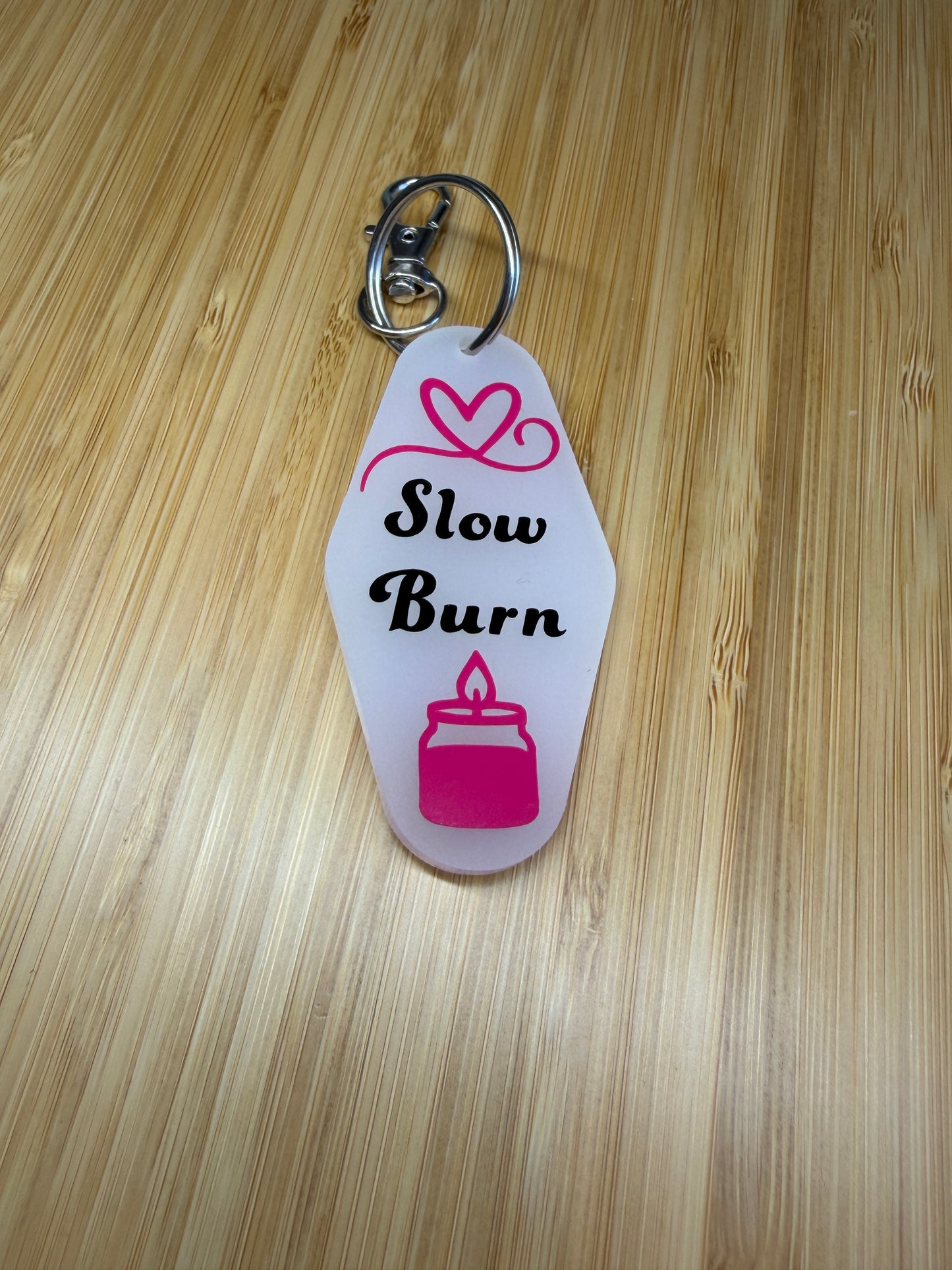 Slow Burn (Bookish) Motel Keyring