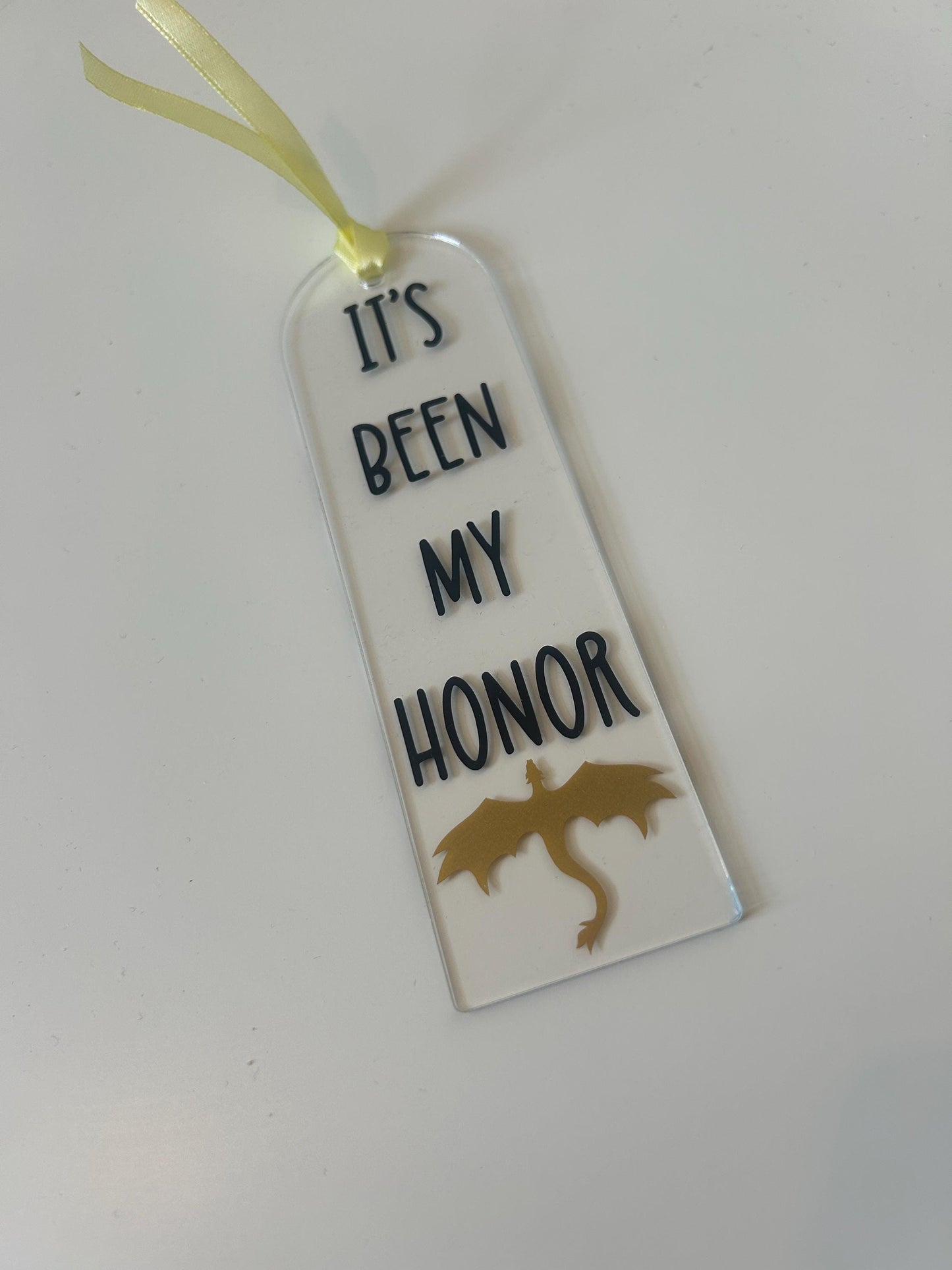 It’s been my honor (Fourth Wing) Bookmark