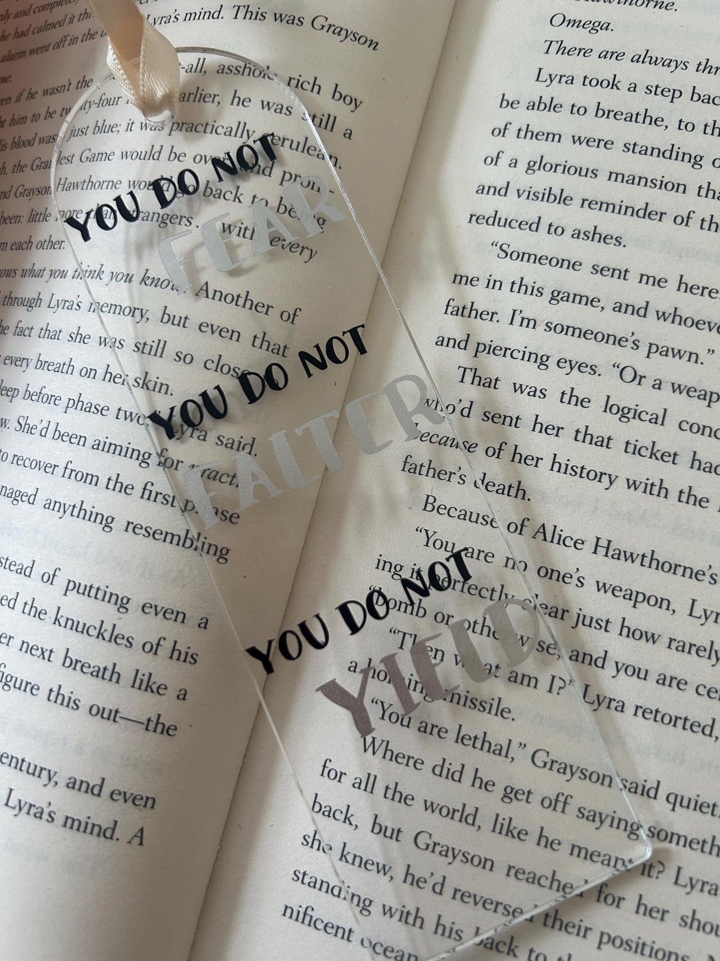 You do not fear, falter, yield (ACOTAR) Bookmark