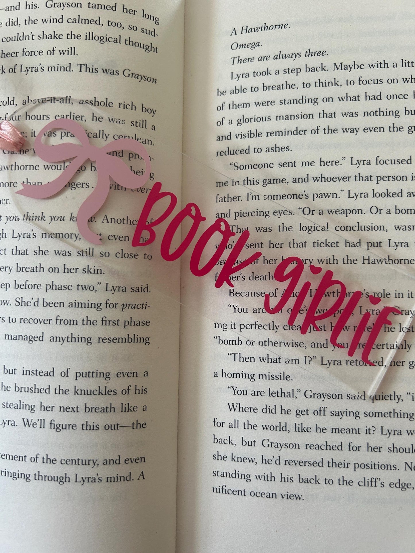 Book Girlie Bookmark