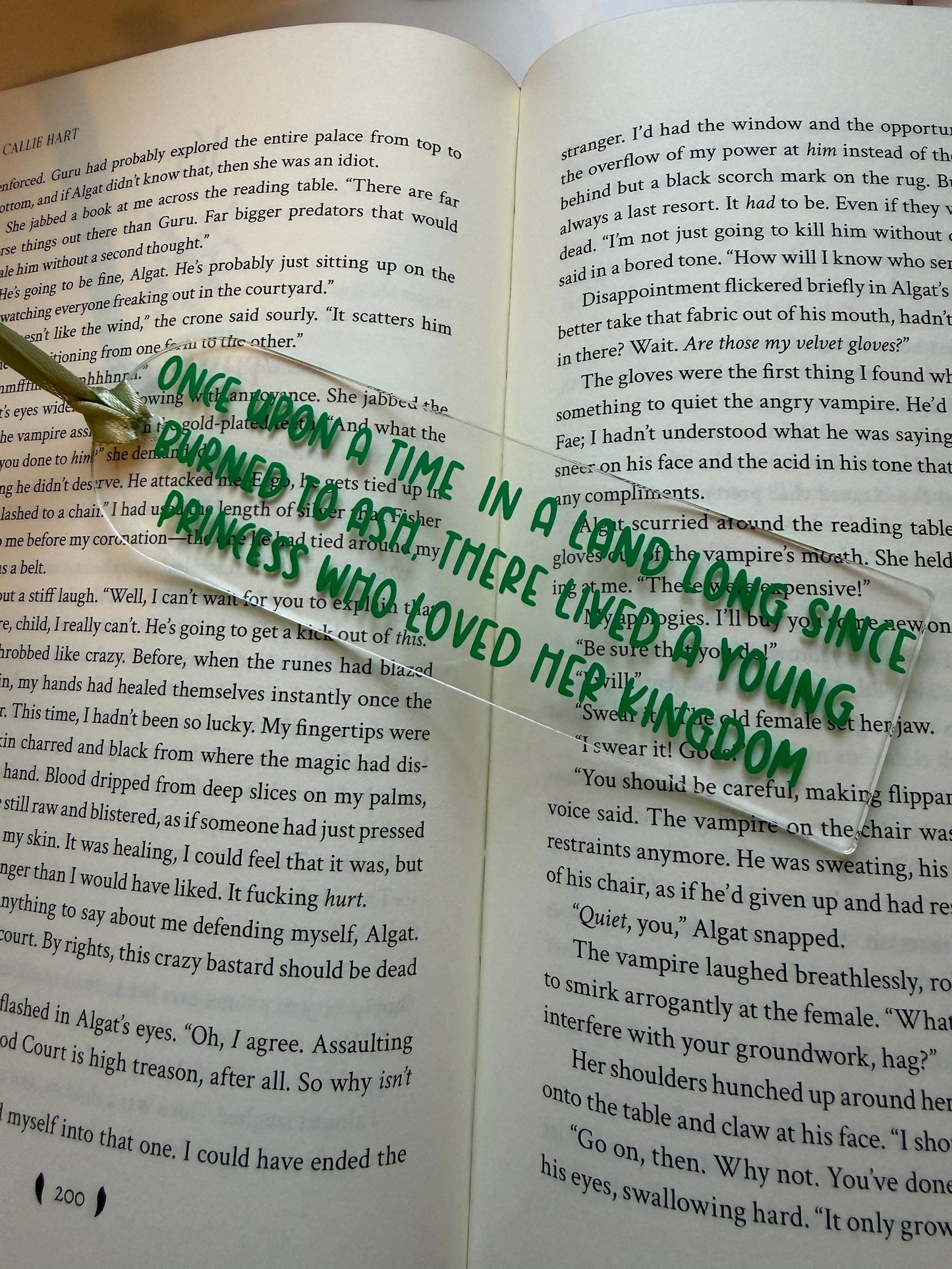 once upon a time (Throne of glass) Bookmark