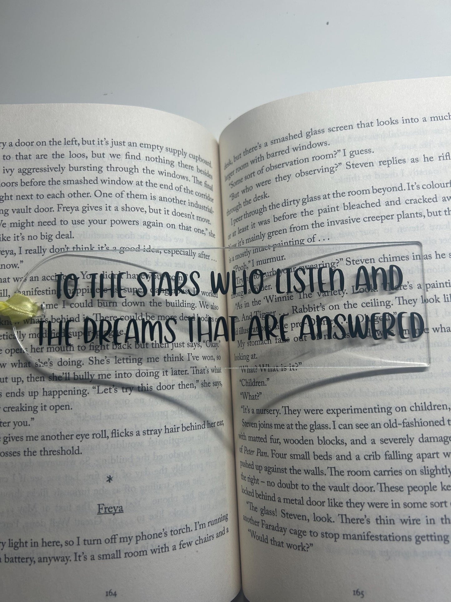 ACOTAR Quote Bookmark - To The Stars Who Listen - Acrylic Bookish Gift