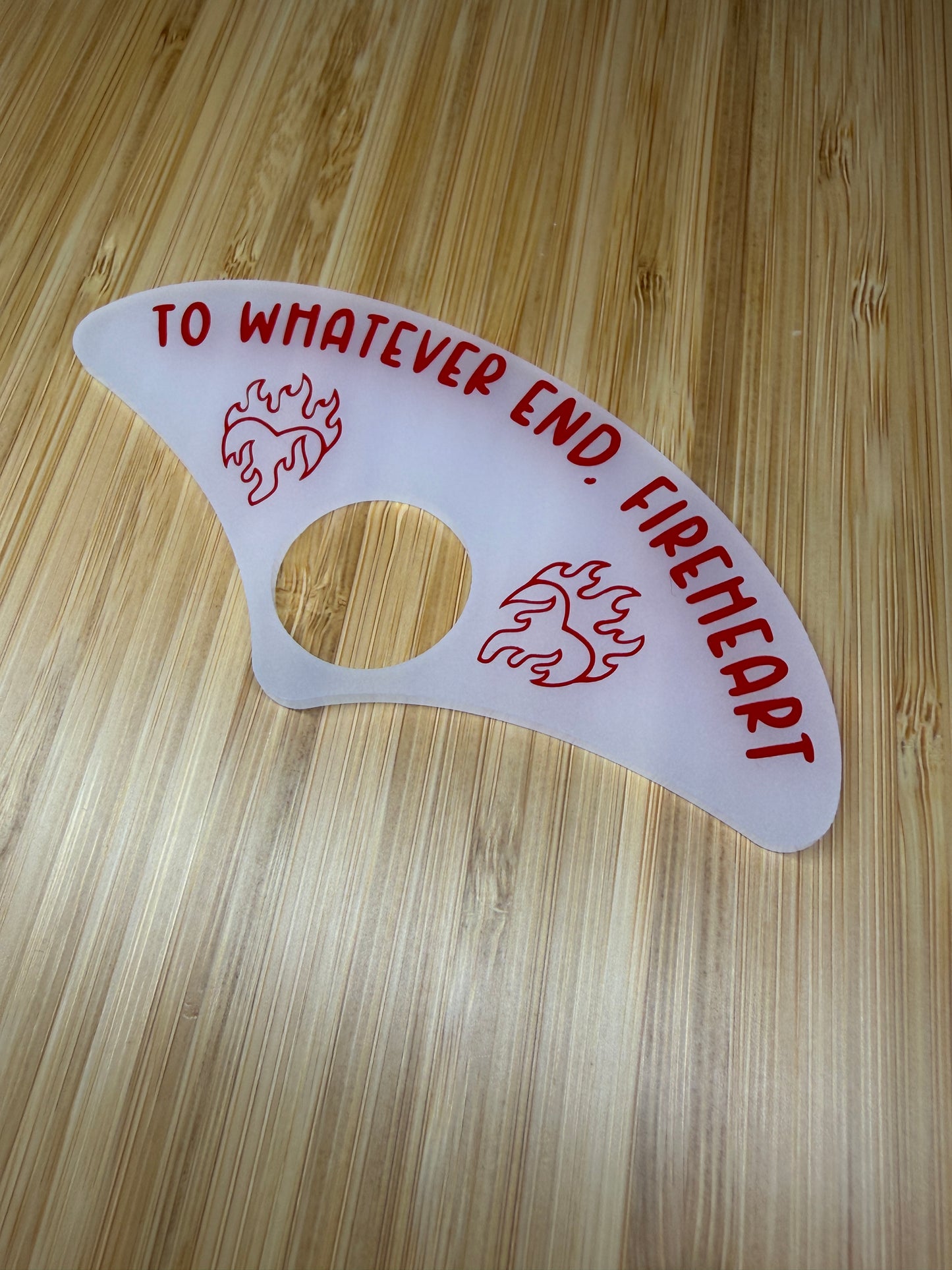To whatever end, Fireheart (Throne of glass) Page holder