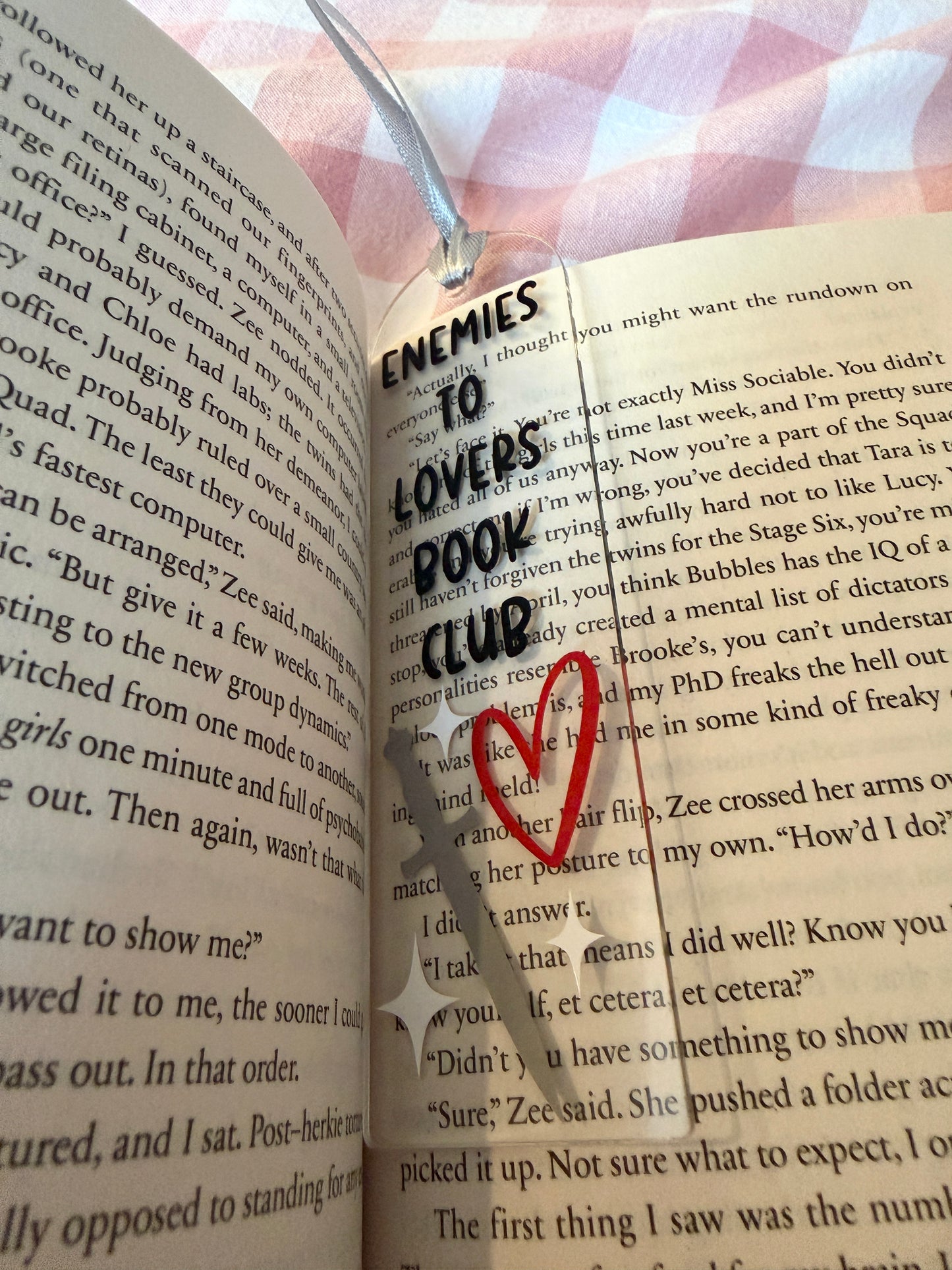 Enemies to Lovers Book Club Bookmark
