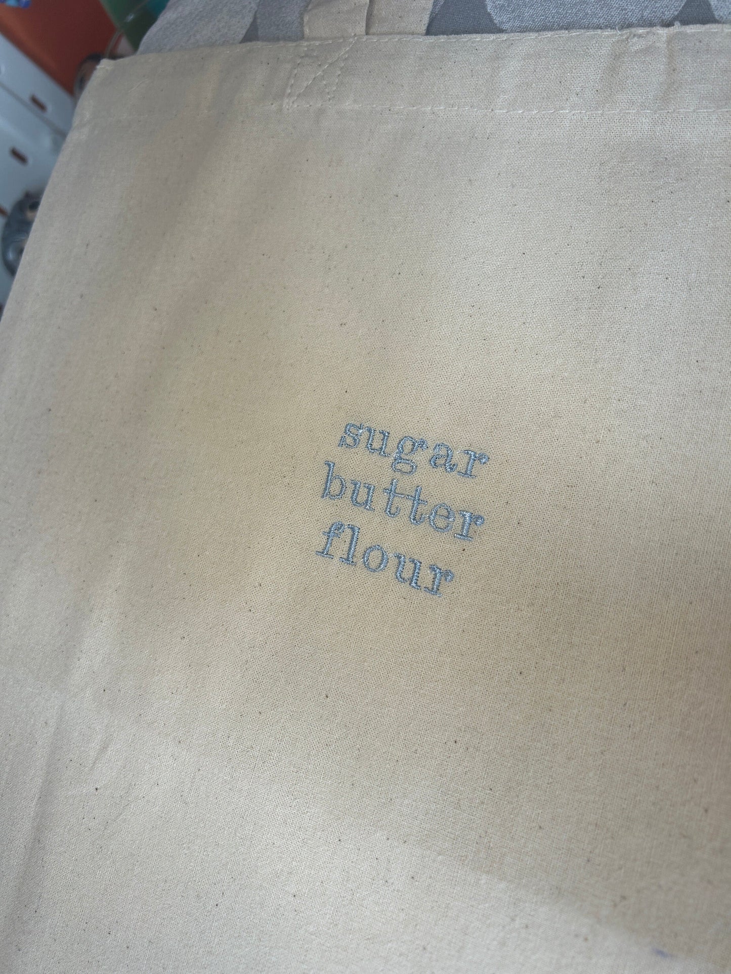 Sugar Butter Flour (Waitress) Tote Bag