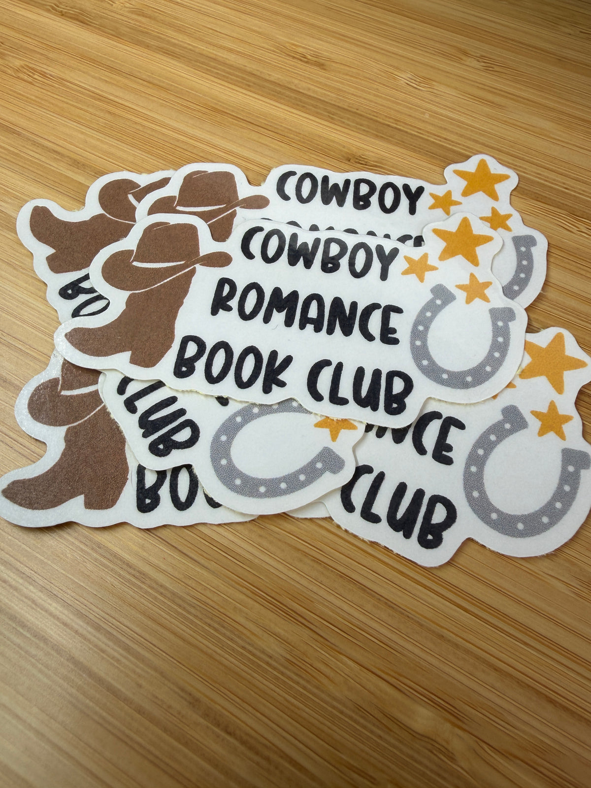 Cowboy Romance Book Club Sticker