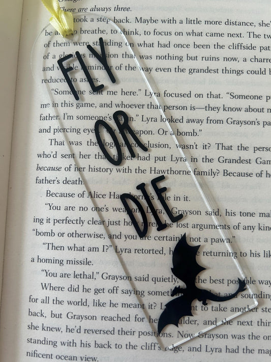 Fly or Die (Fourth Wing) Bookmark