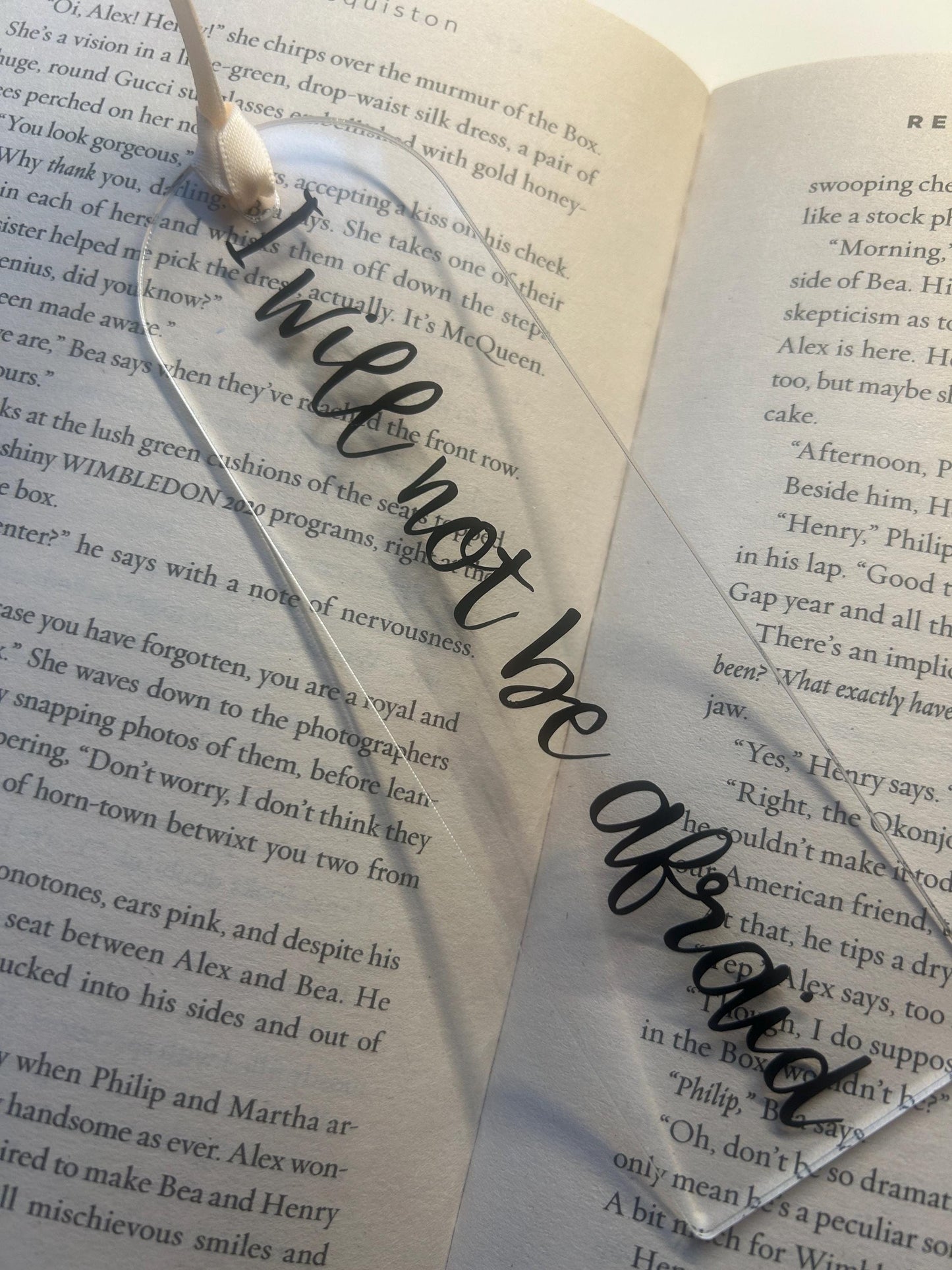 I will not be afraid Throne of glass bookmark (4 styles!)