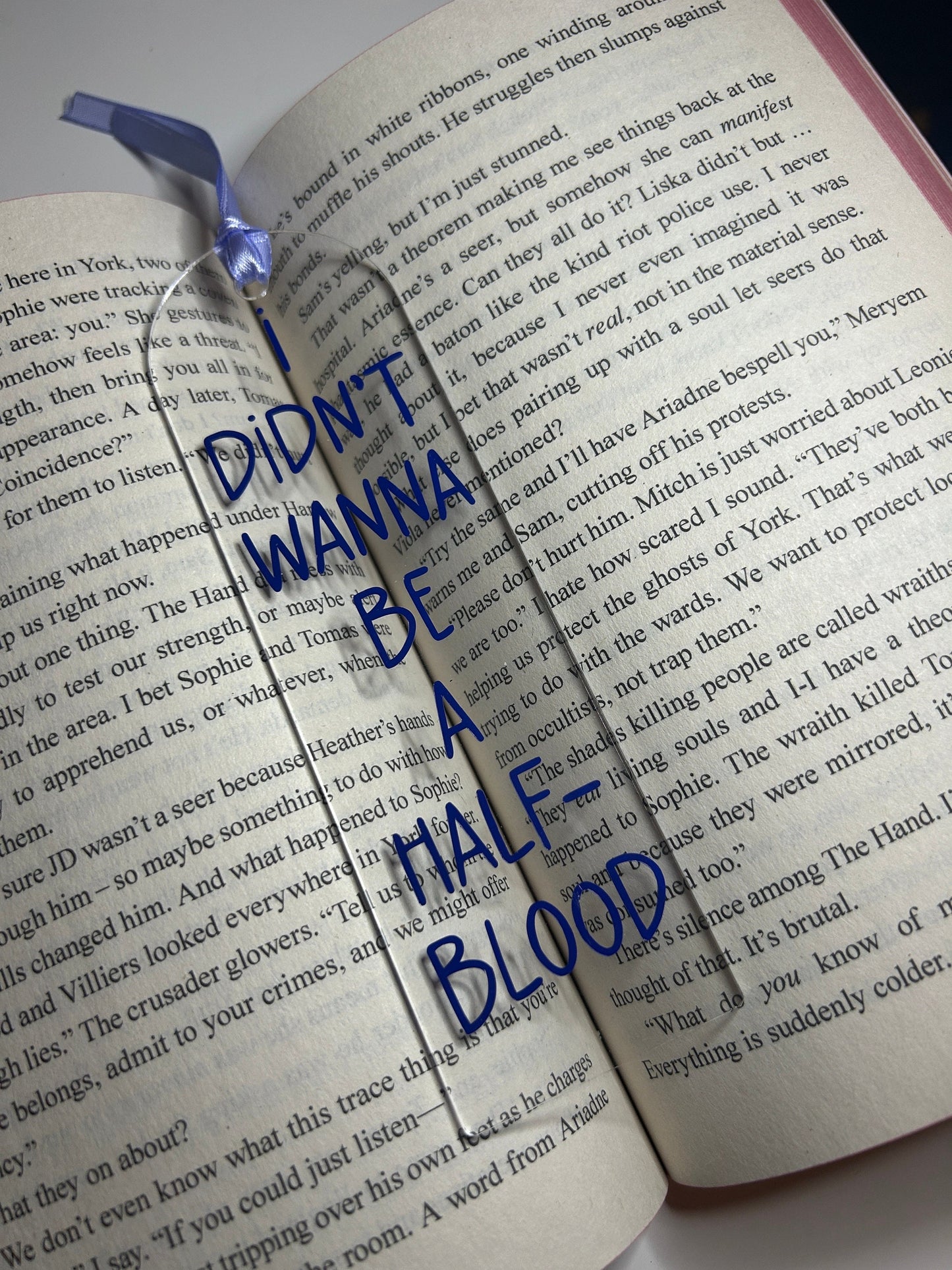 I didn't wanna be a half-blood (Percy Jackson) Bookmark