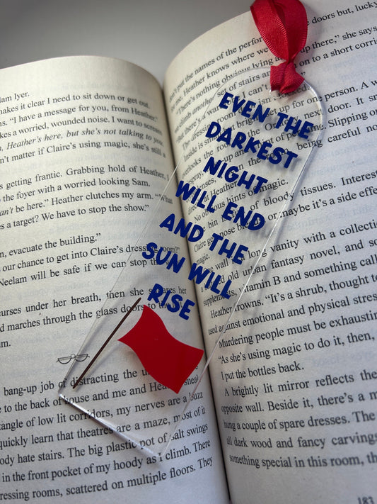Even the darkest night will end (Les Miserables) Bookmark