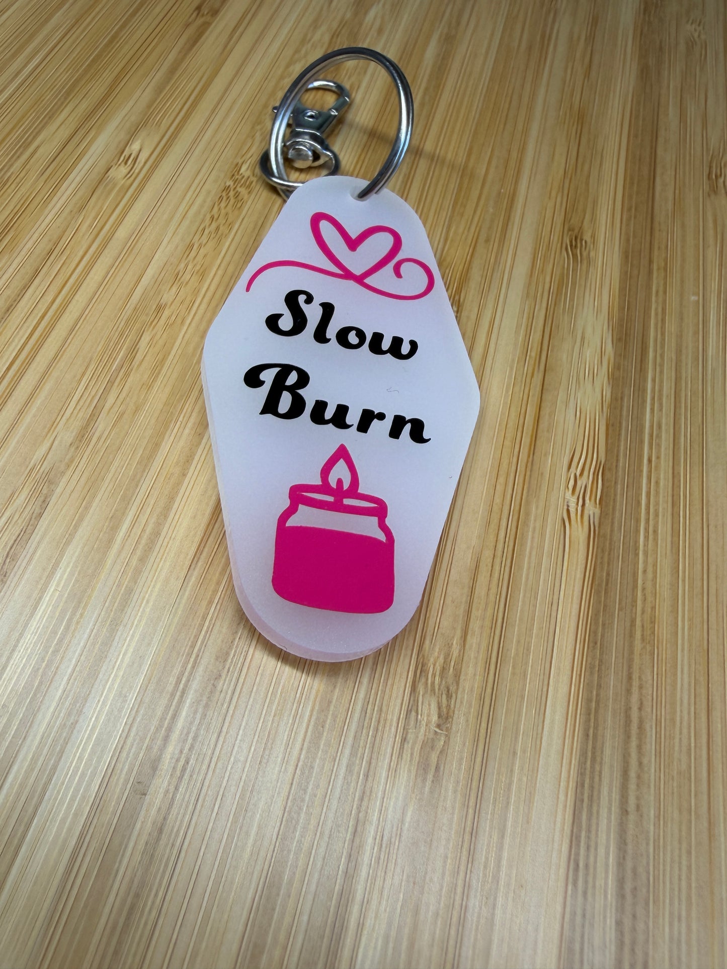 Slow Burn (Bookish) Motel Keyring