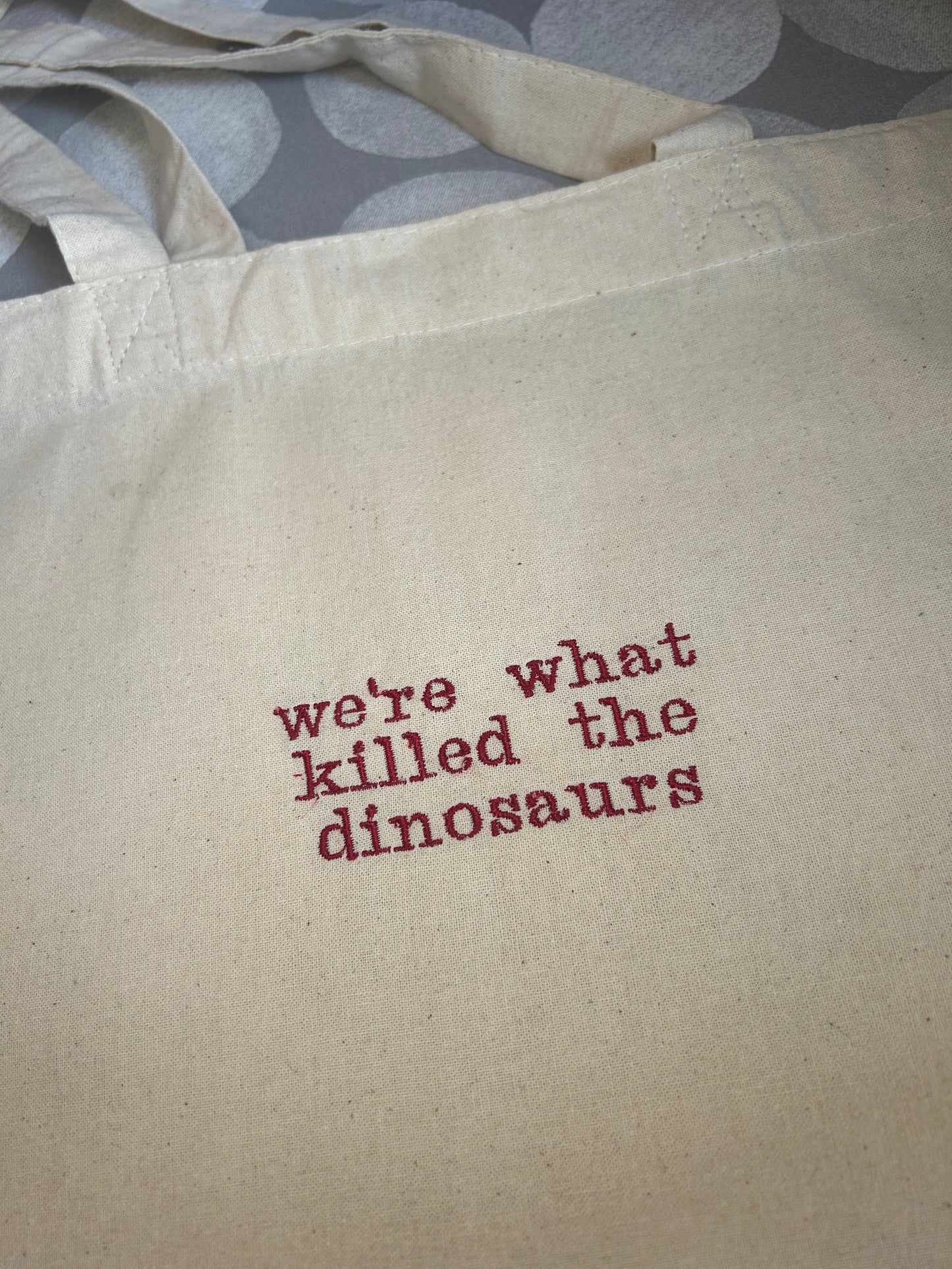 Dinosaurs (Heathers) Musical Tote Bag