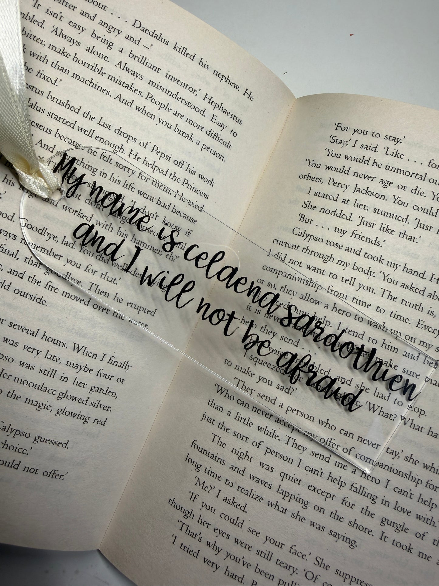 I will not be afraid Throne of glass bookmark (4 styles!)