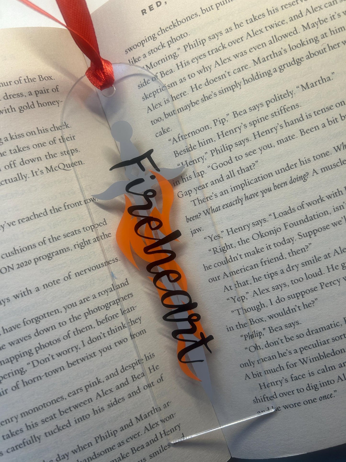 Fireheart (Throne of glass) Bookmark