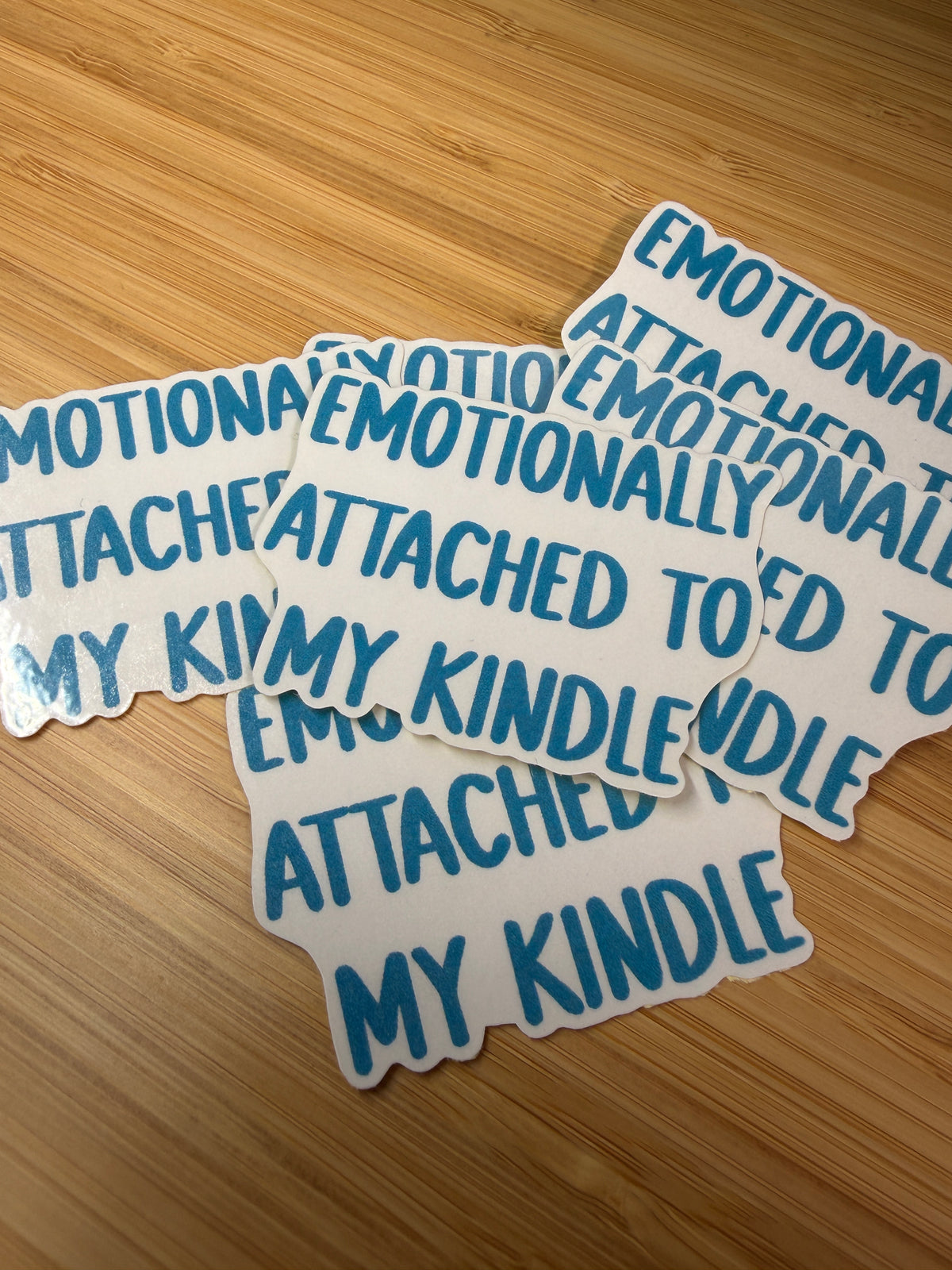 Emotionally attached to my kindle Sticker