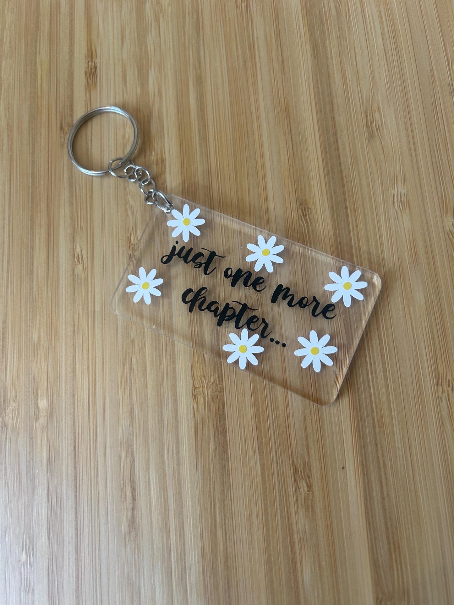 Just one more chapter keyring