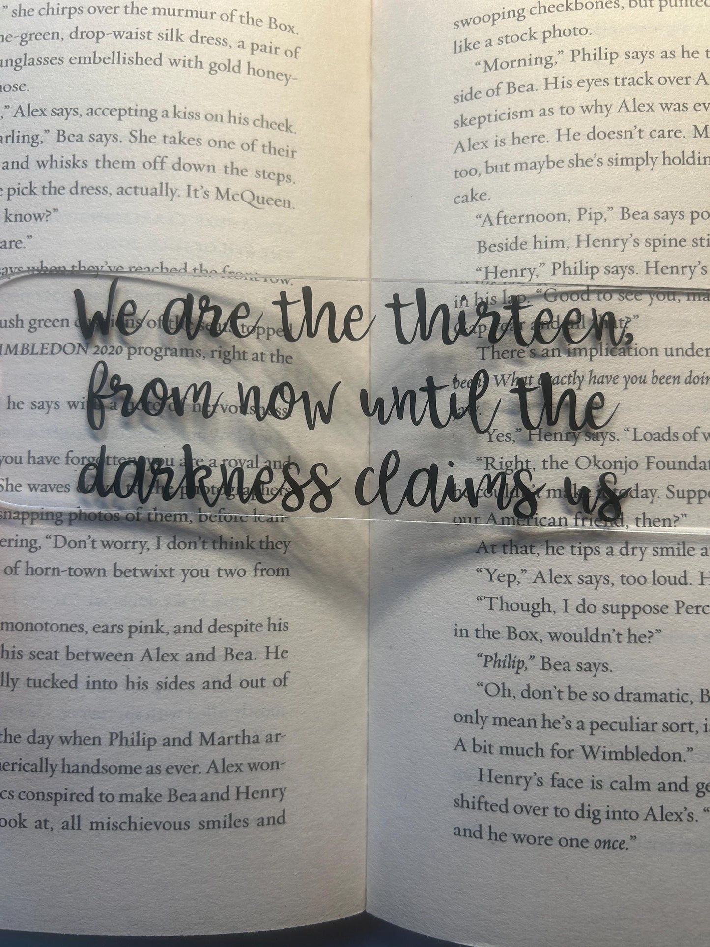 The Thirteen (Throne of Glass) Bookmark