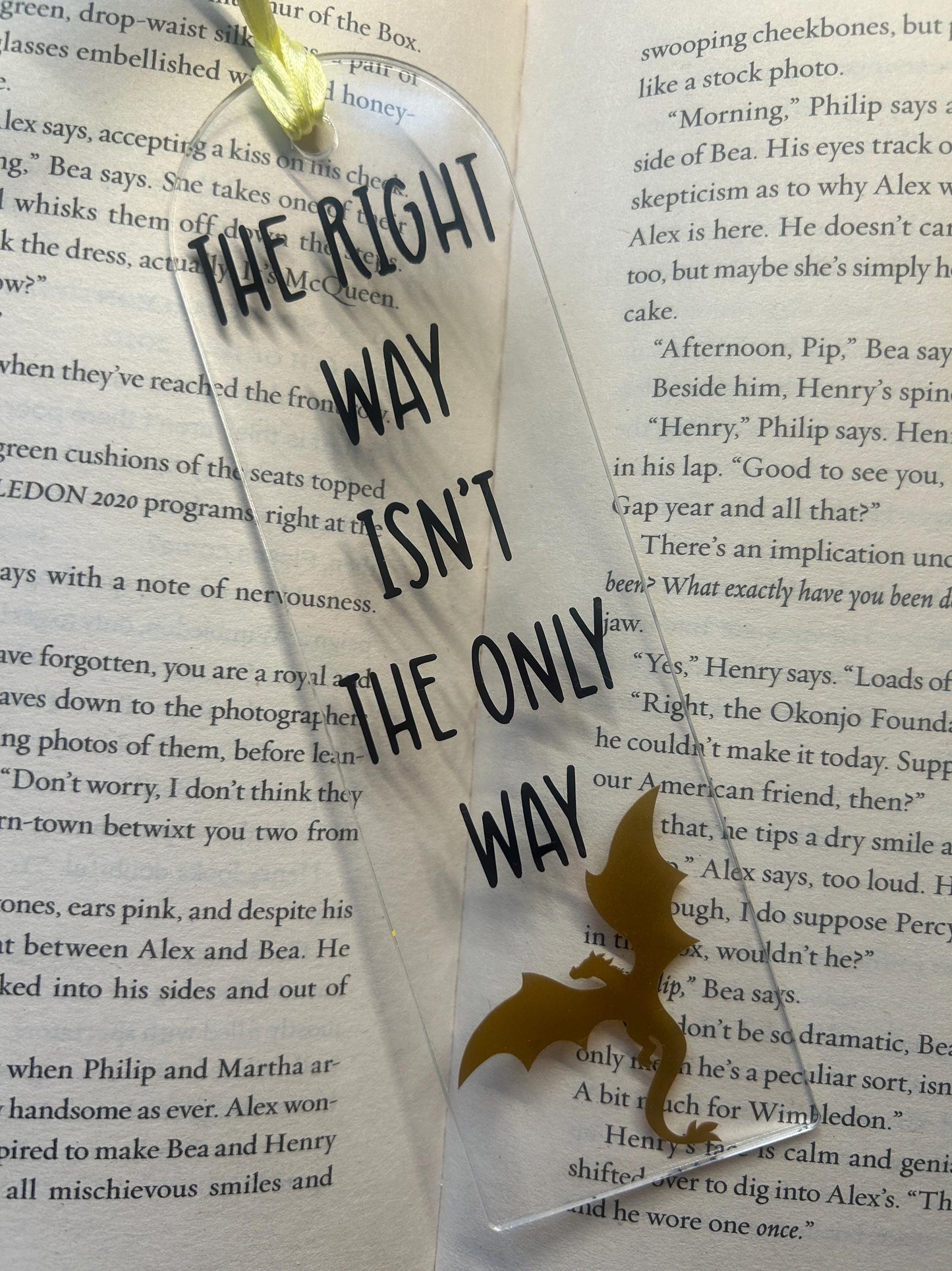 The right way isn't the only way (Fourth Wing) Bookmark