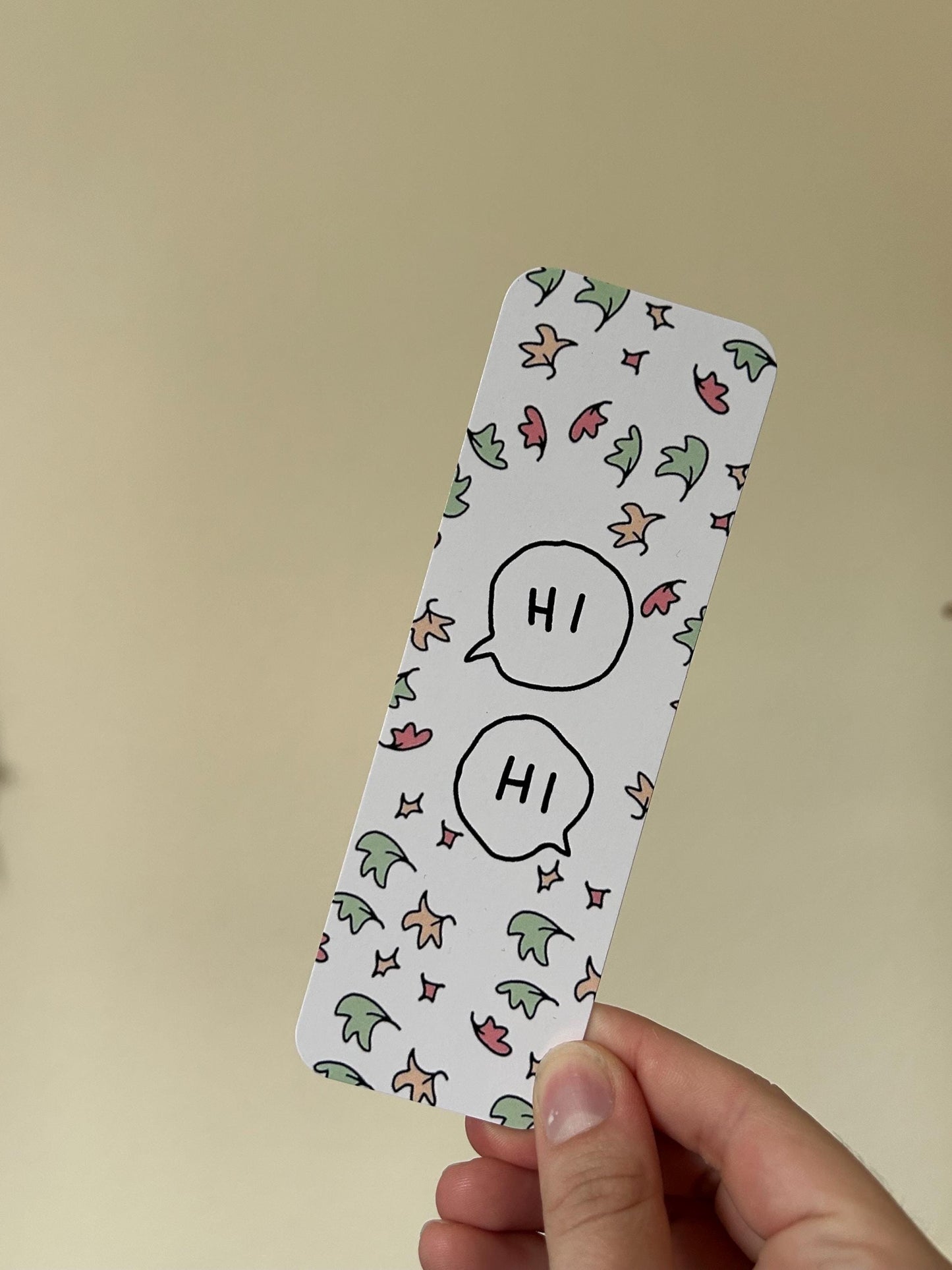 Hi Hi (Heartstopper) Card Bookmark