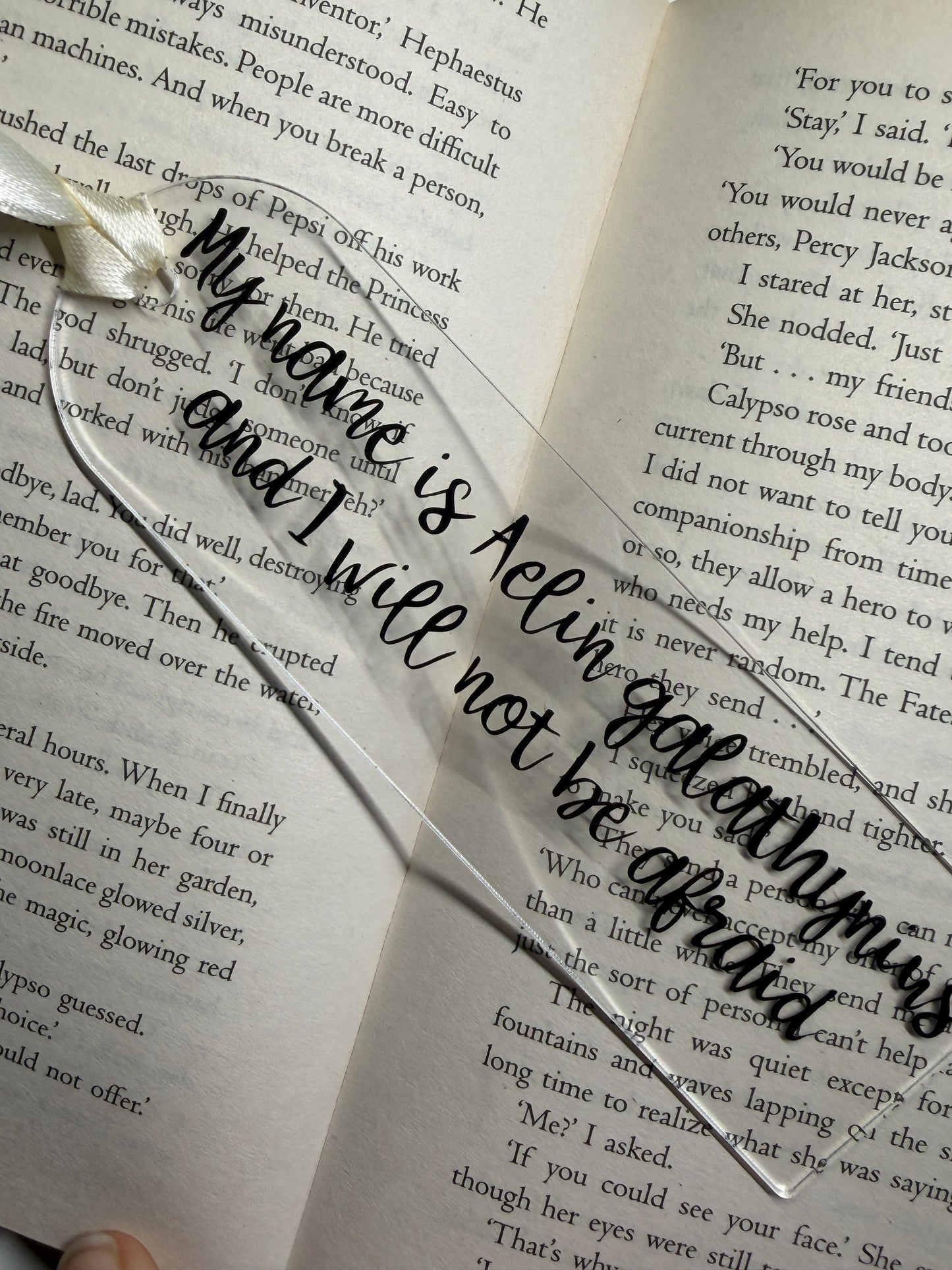 I will not be afraid Throne of glass bookmark (4 styles!)