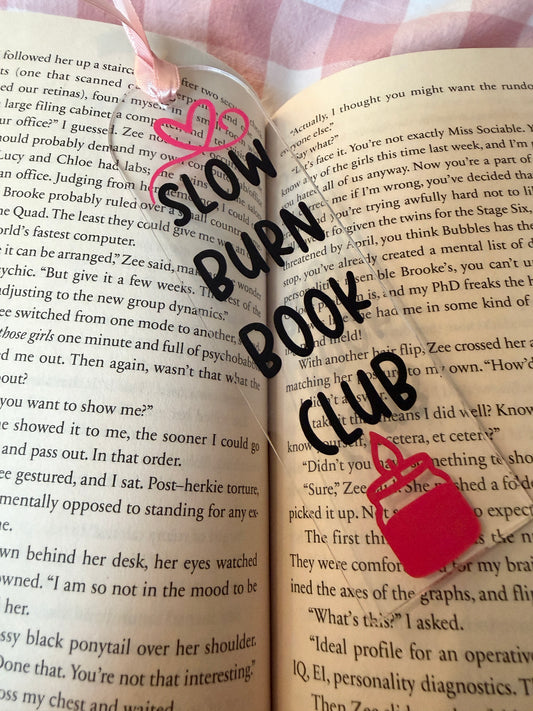 Slow Burn Book Club Bookmark
