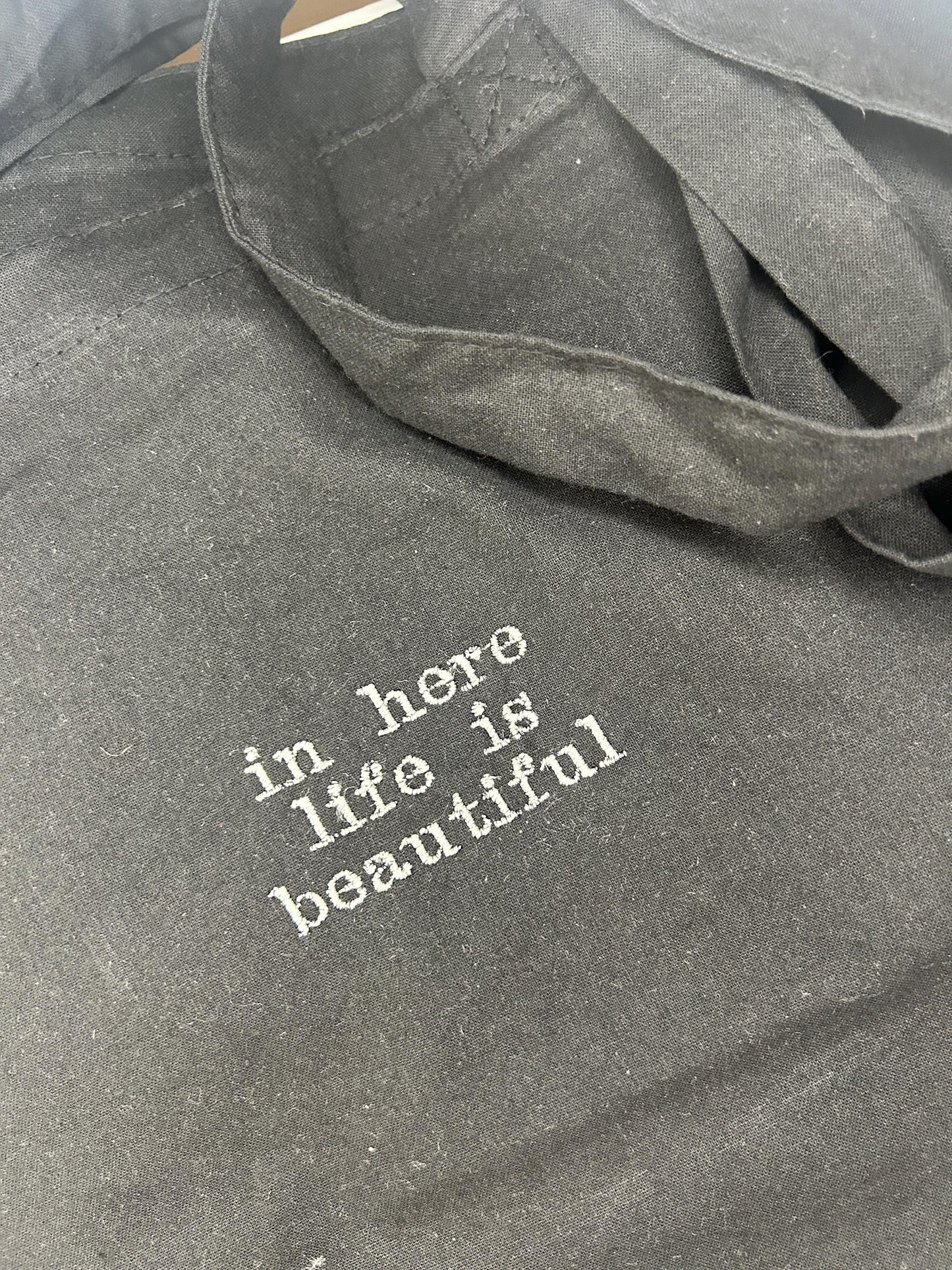 In here life is beautiful (Cabaret) Tote Bag
