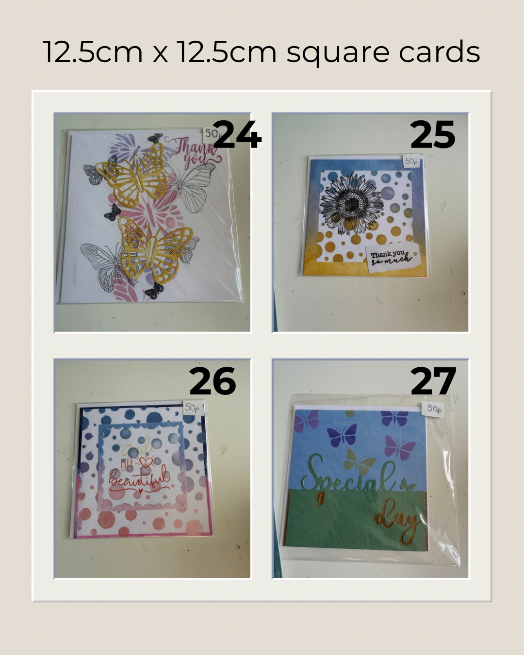 50p card SALE