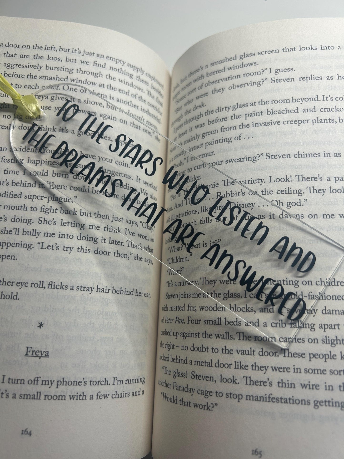ACOTAR Quote Bookmark - To The Stars Who Listen - Acrylic Bookish Gift