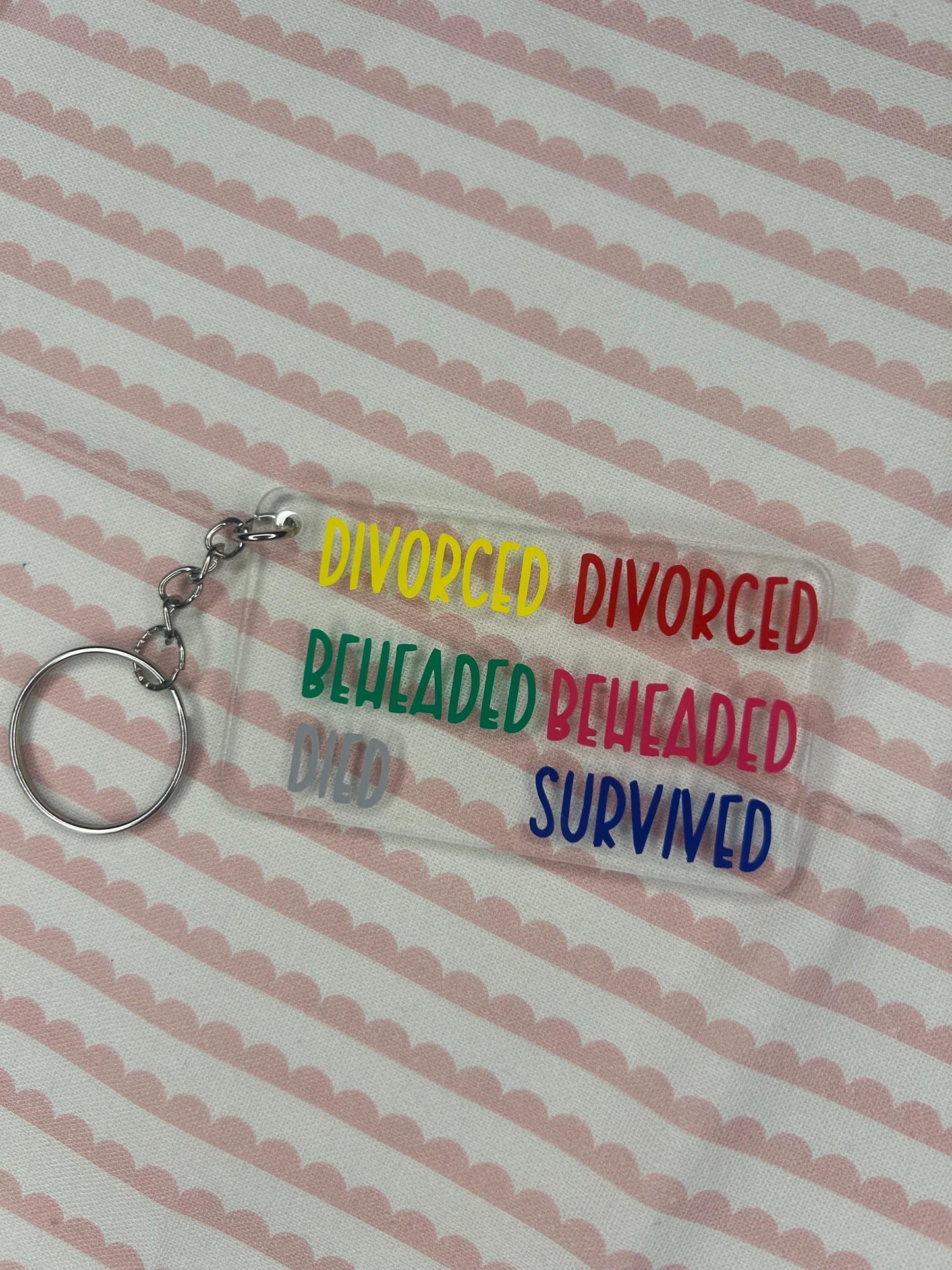 Six queens keyring