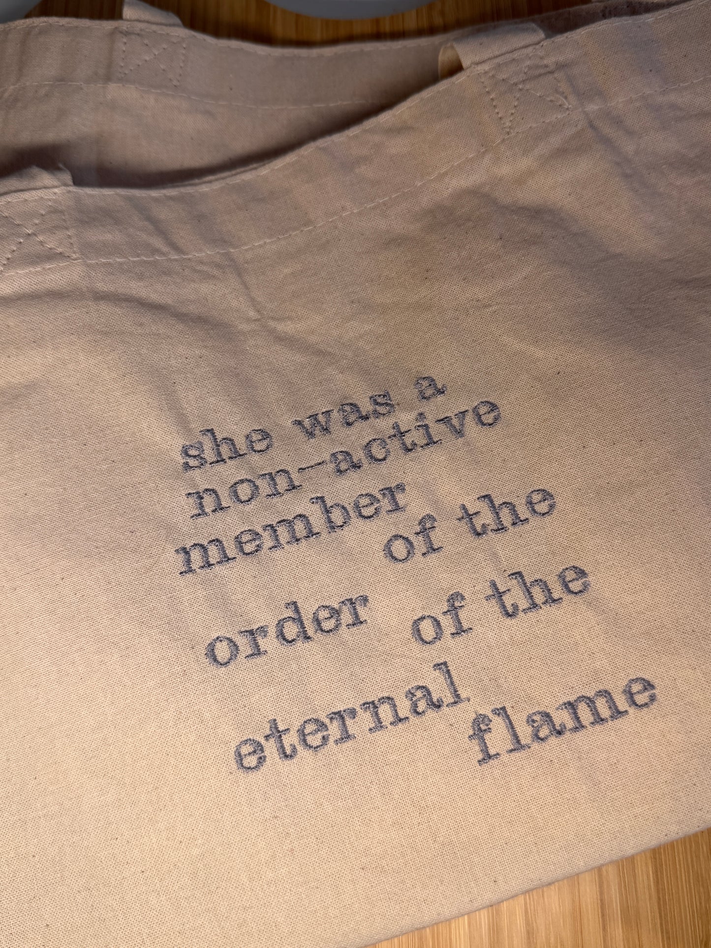 Alchemised inspired tote bag